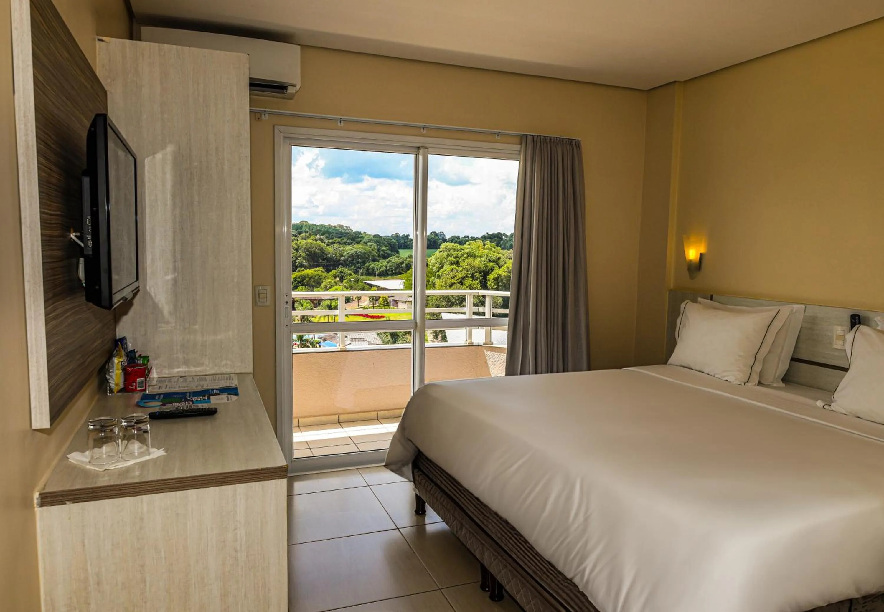 Bed in Machadinho Thermas Resort SPA