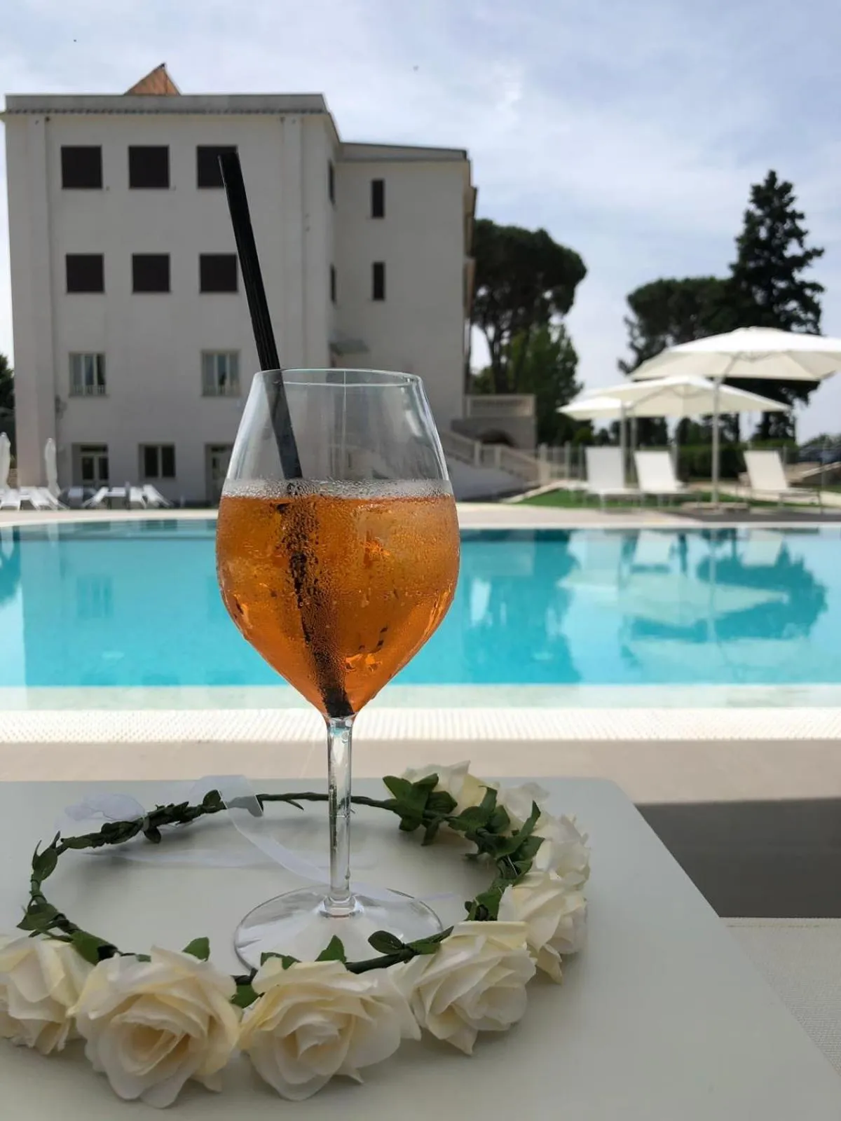 Swimming pool in Park Hotel Villamaria