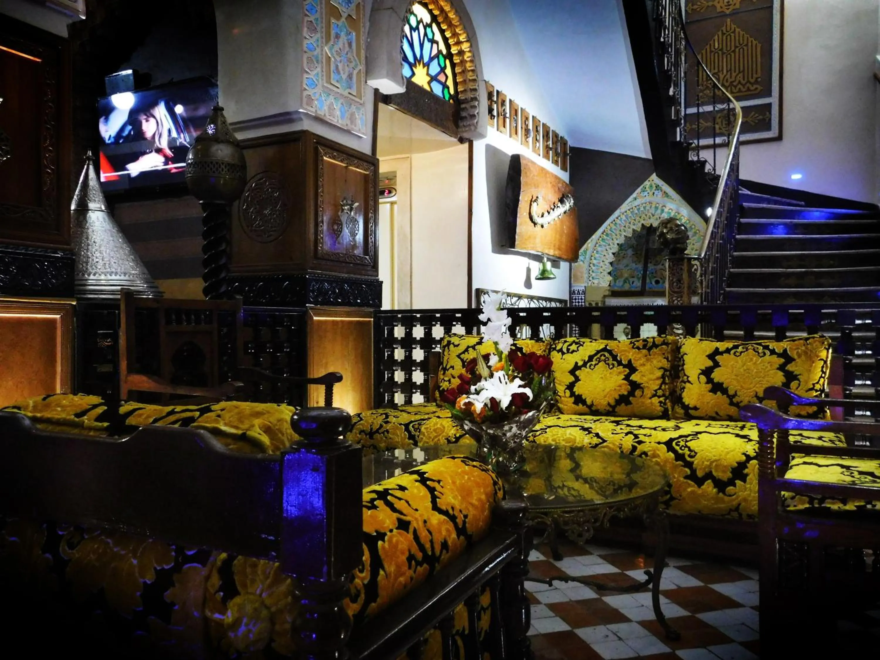 Lobby or reception in Hotel des Oudaias