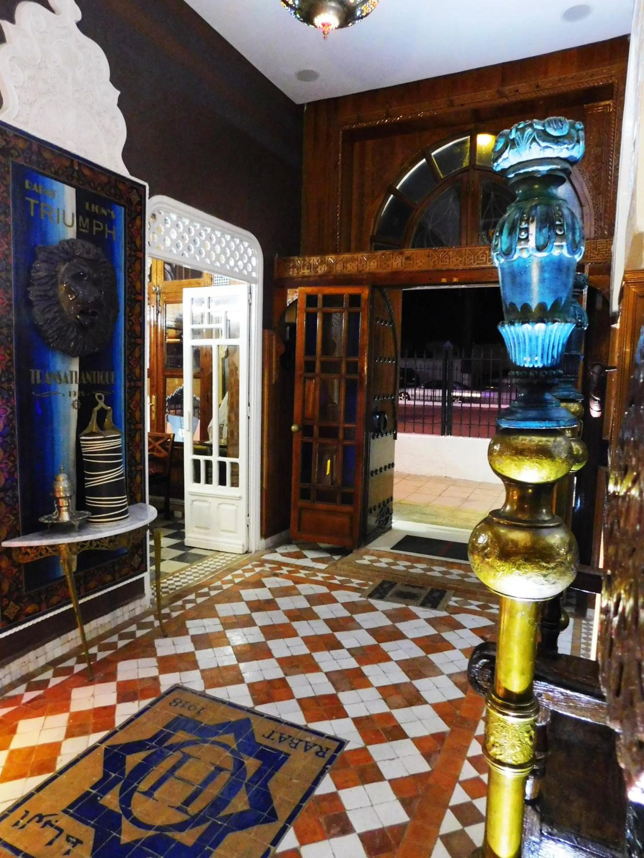 Decorative detail in Hotel des Oudaias