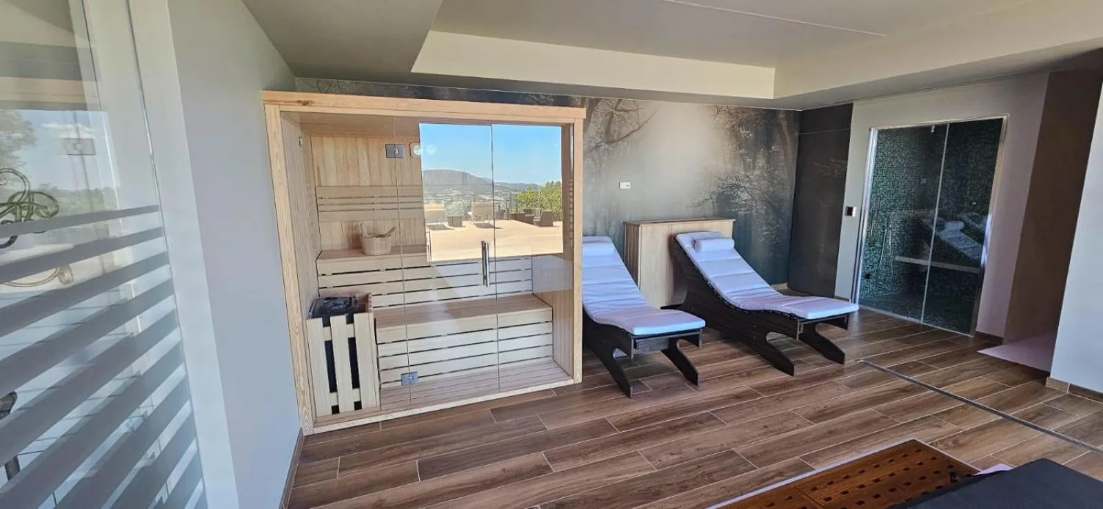 Sauna in La Baita D'Oro Ristorante Residence