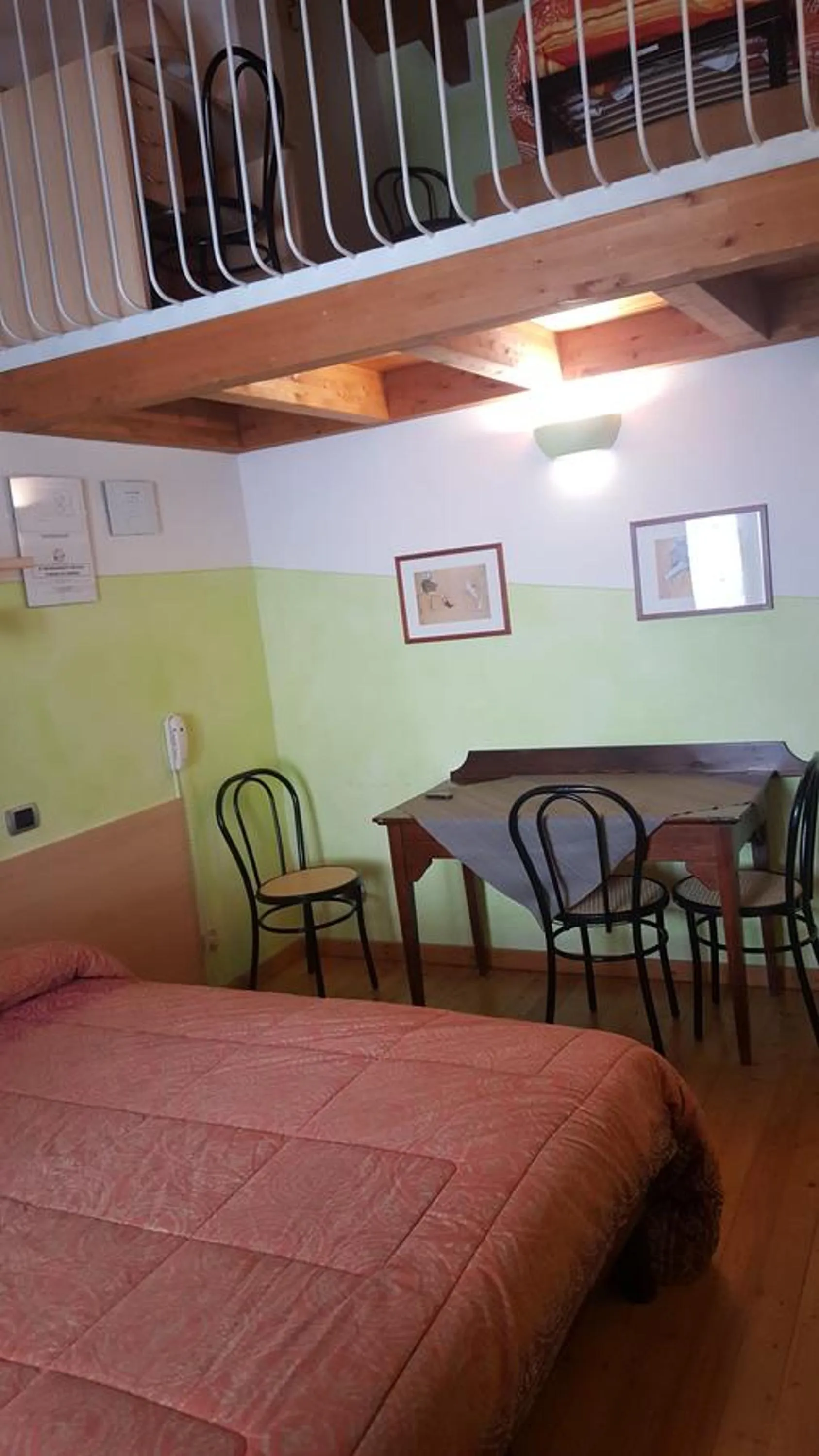 Bed in La Baita D'Oro Ristorante Residence