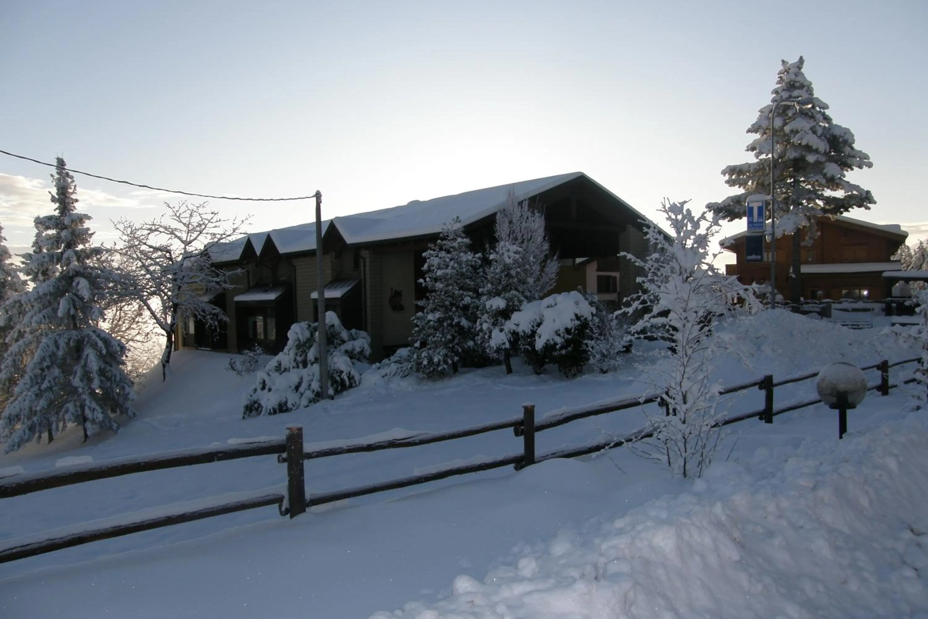 Facade/entrance in La Baita D'Oro Ristorante Residence