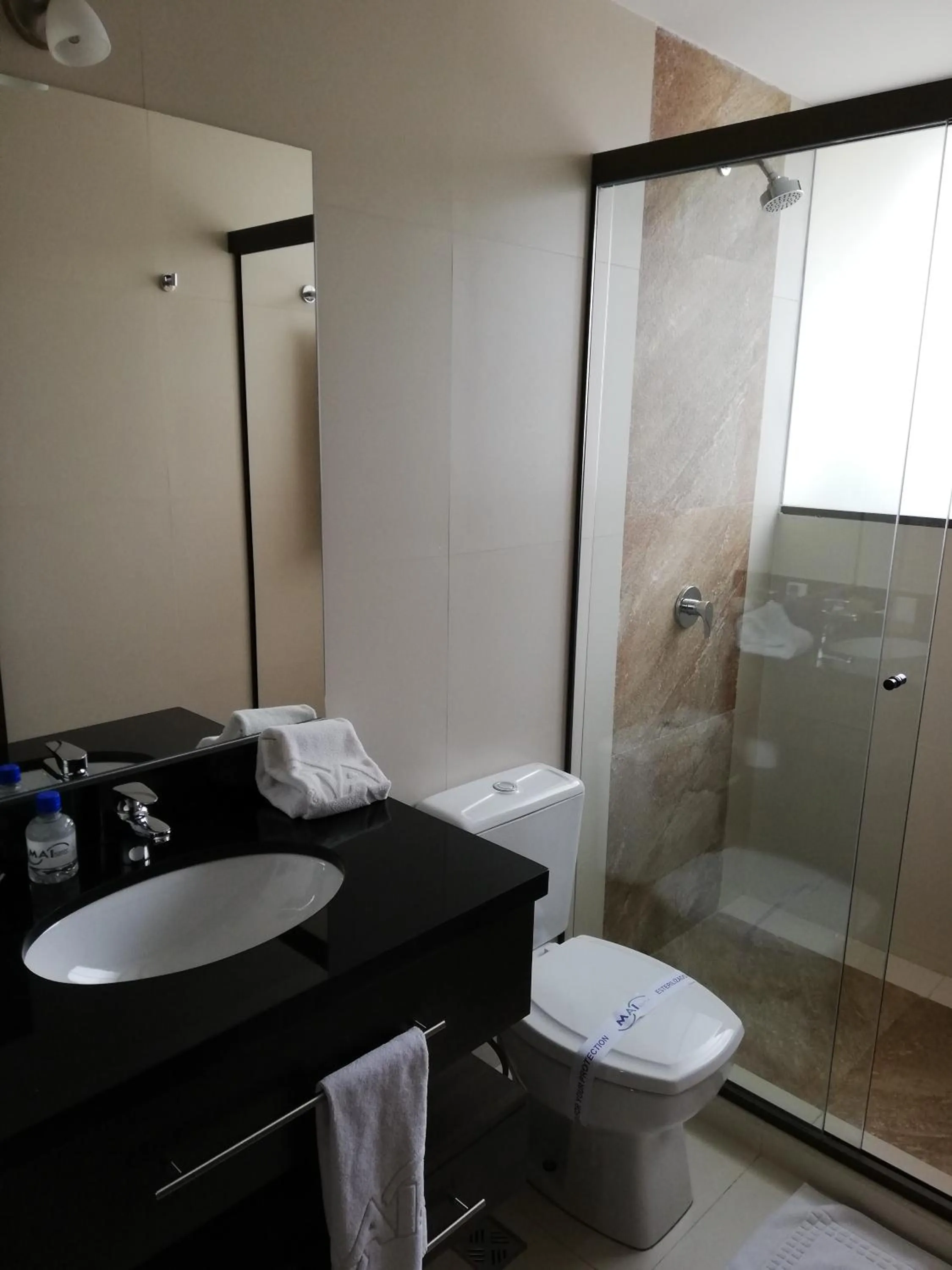 Shower in Mai Suites Apart Hotel