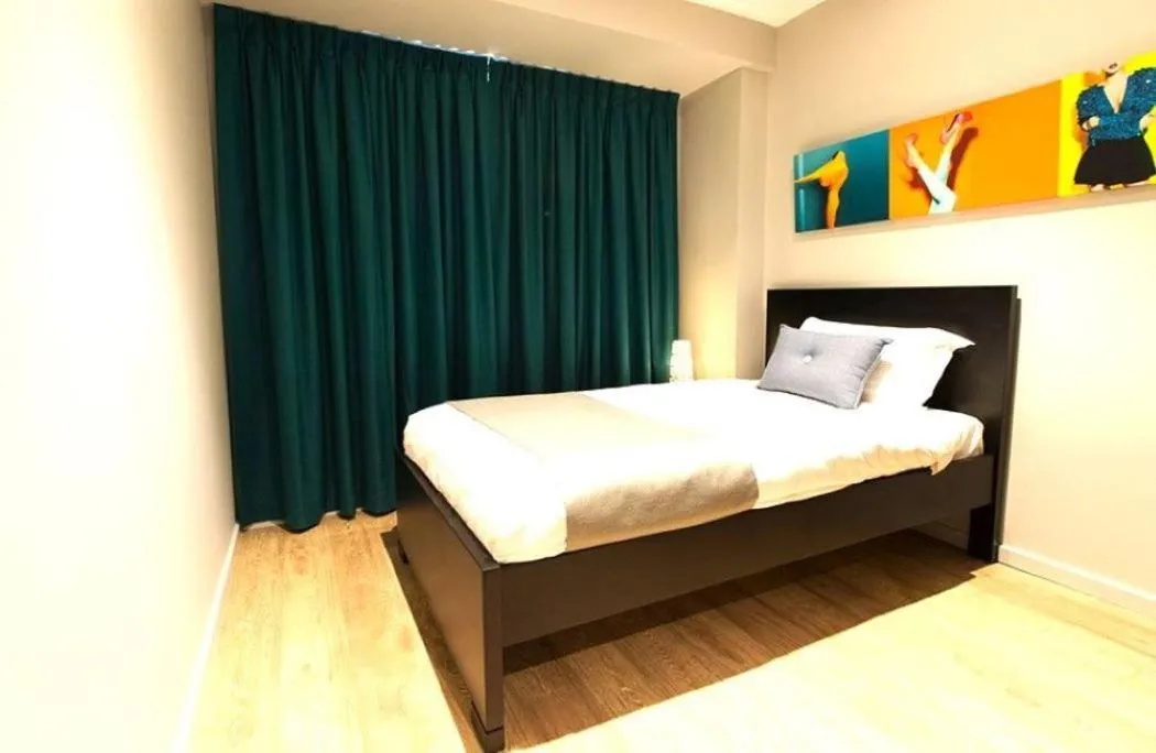 View (from property/room), Bed in Hotel Sarawan