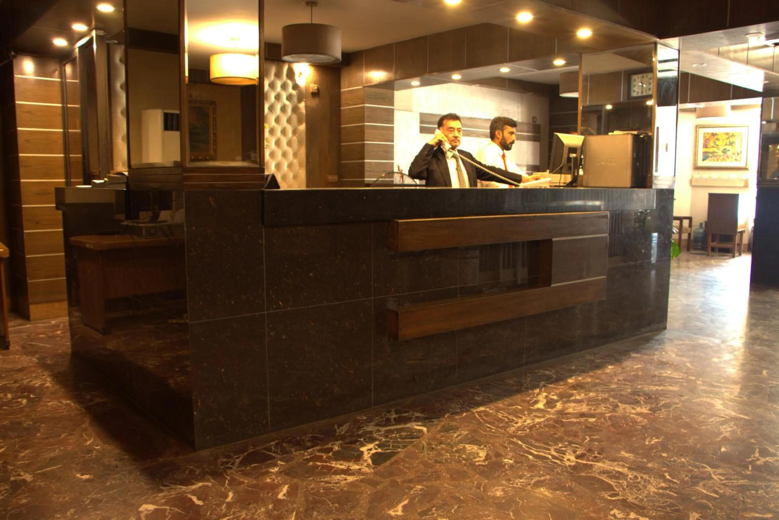 Lobby or reception in Hotel Sarawan