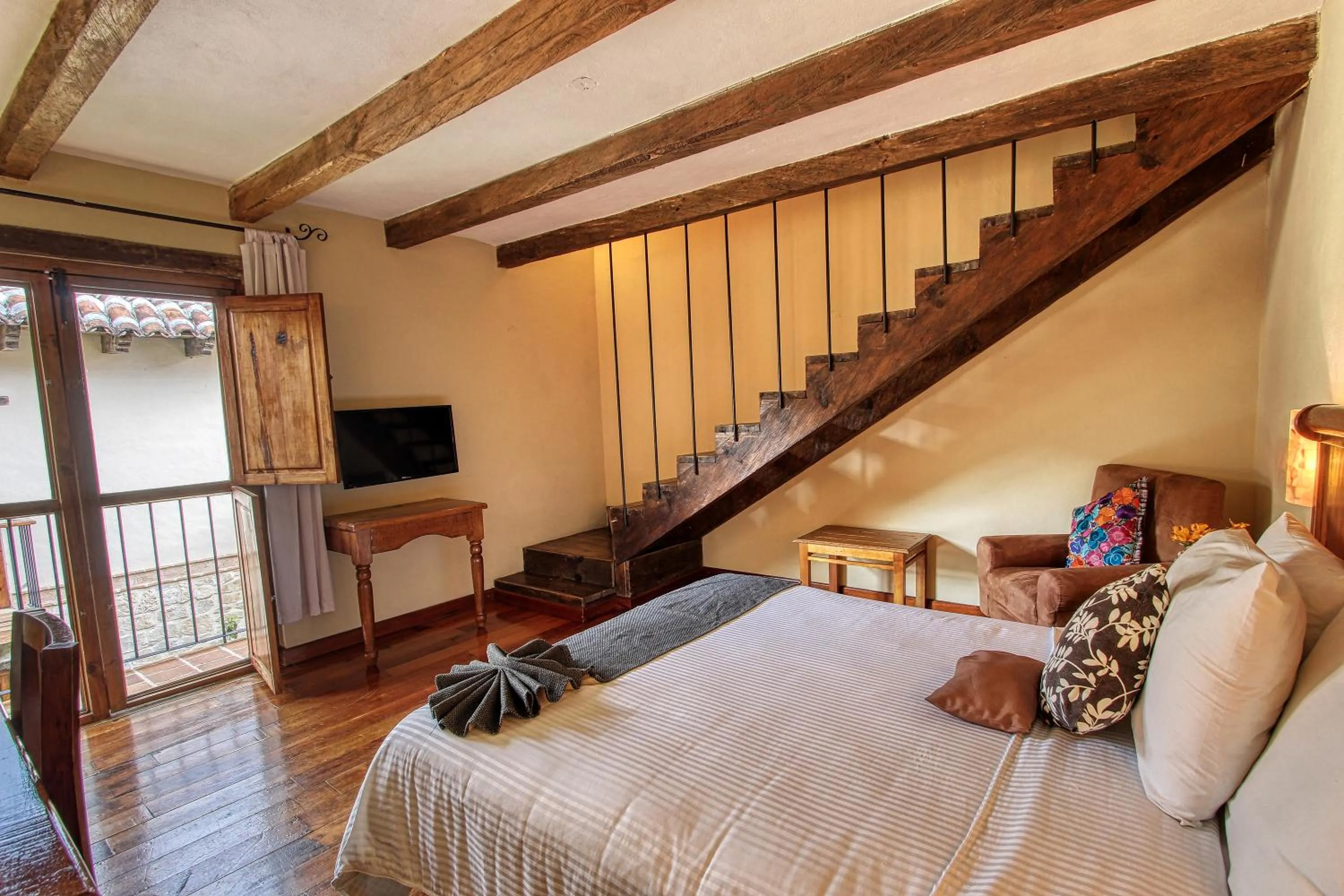 Photo of the whole room, Bed in Hotel San Marcos