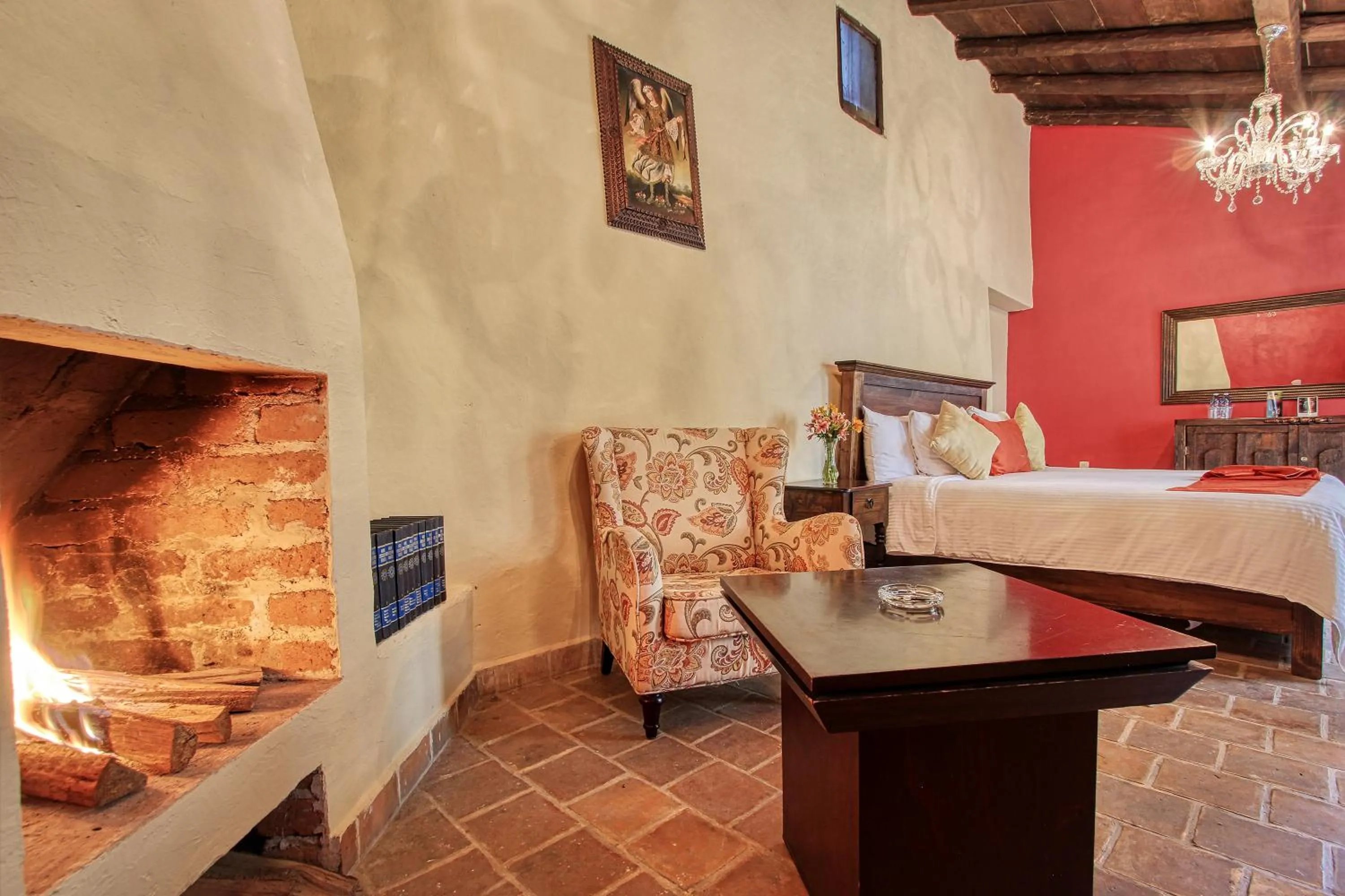 Seating area in Hotel San Marcos