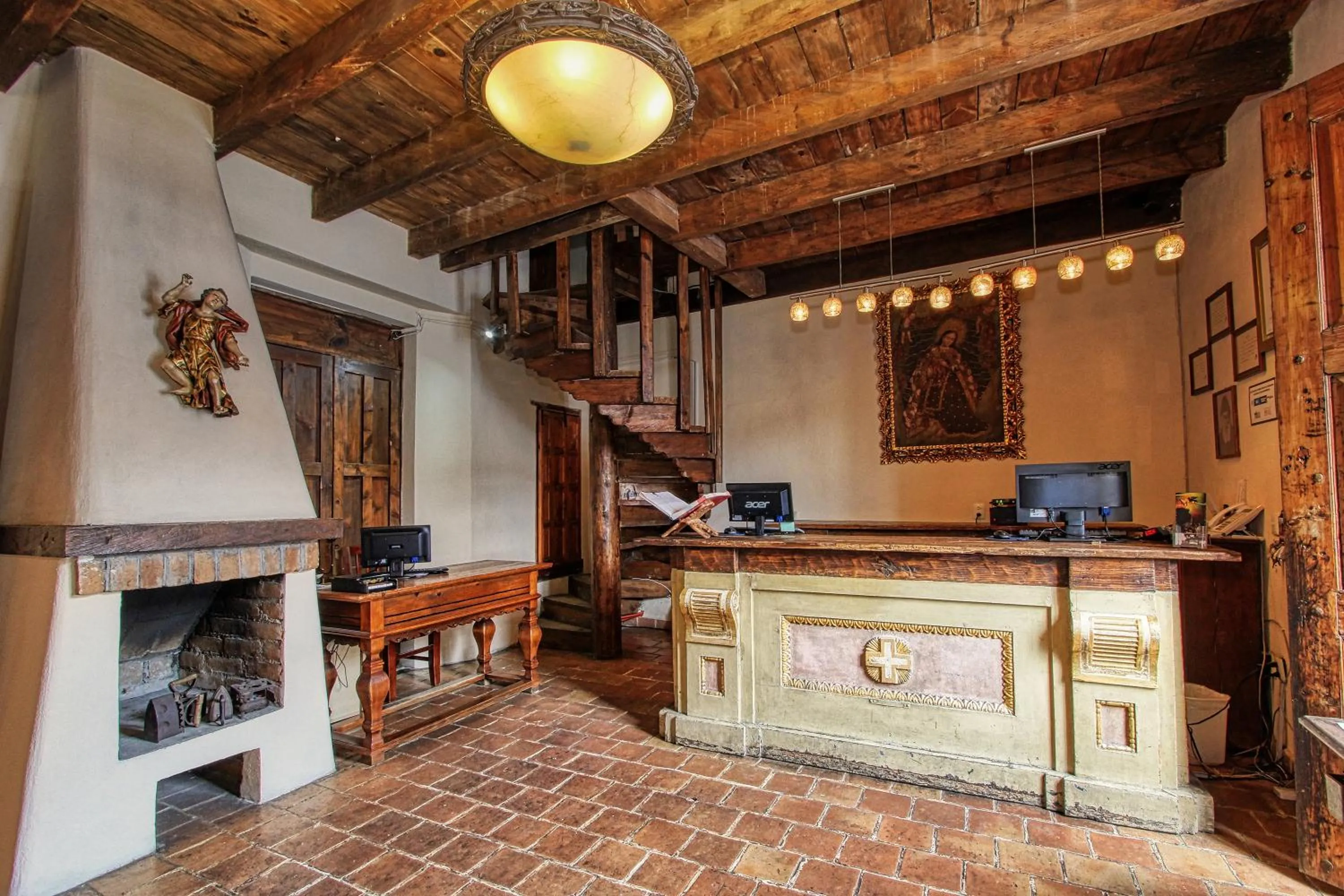 Lobby or reception in Hotel San Marcos