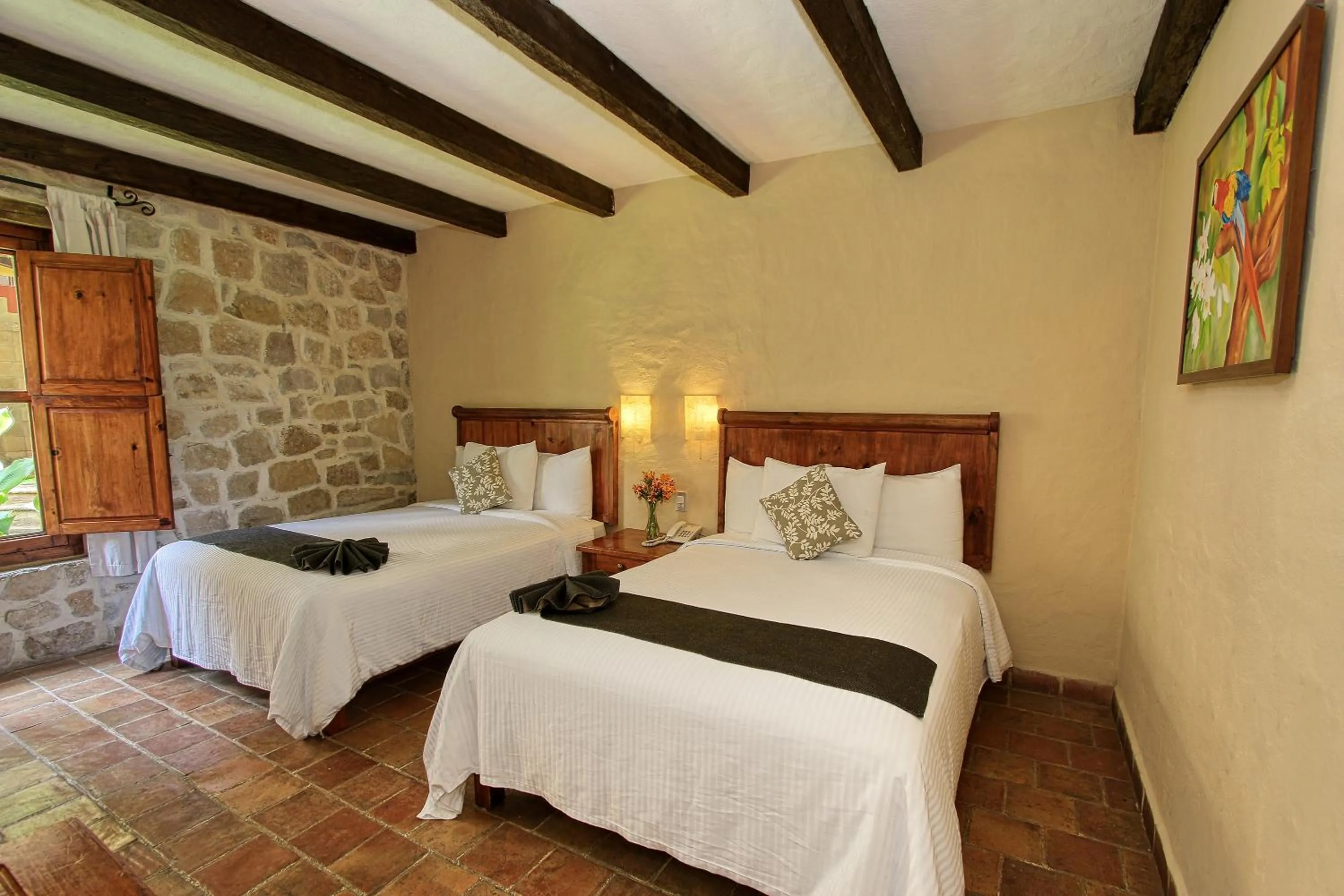 Bed in Hotel San Marcos