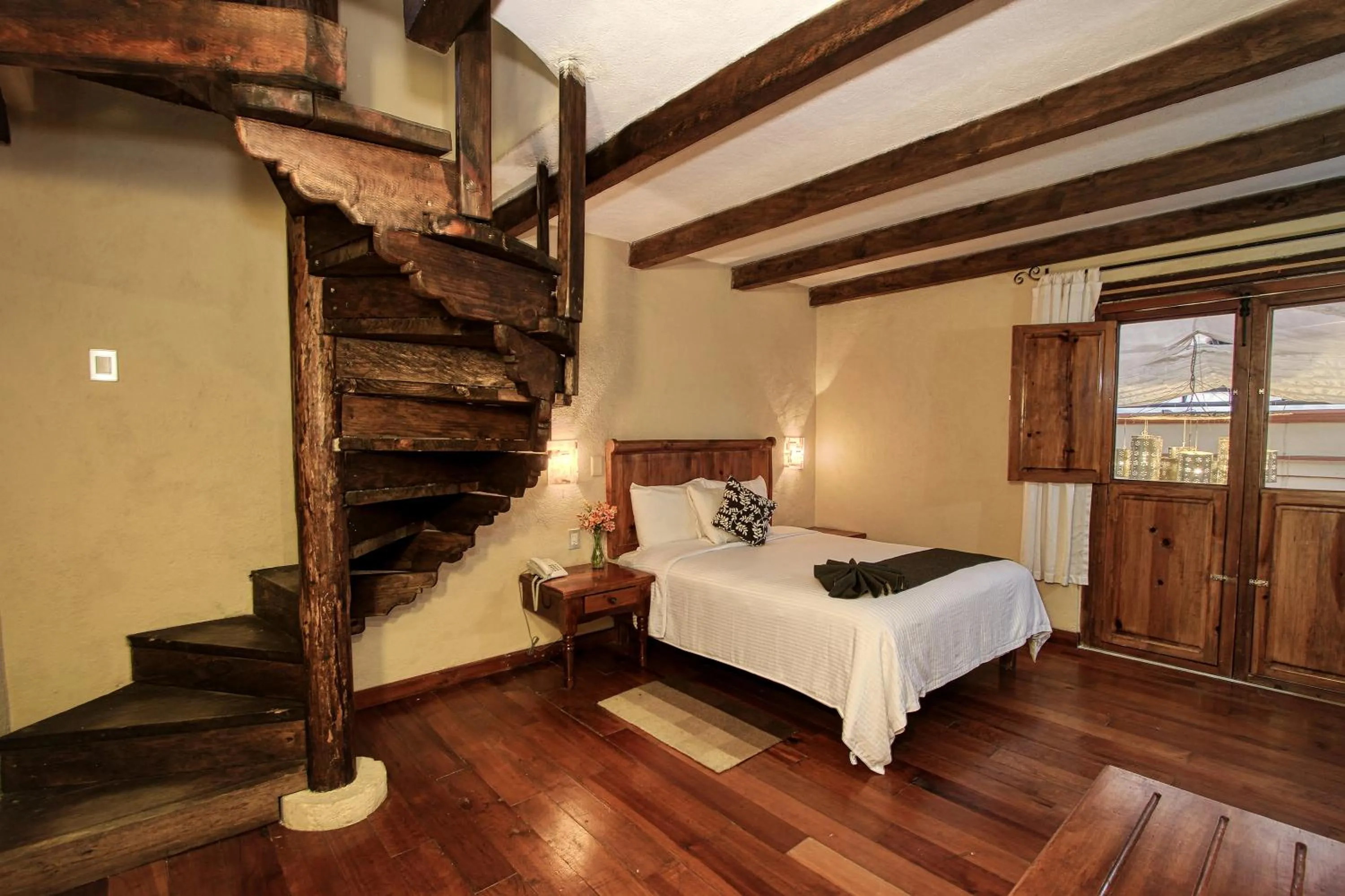 Bed in Hotel San Marcos