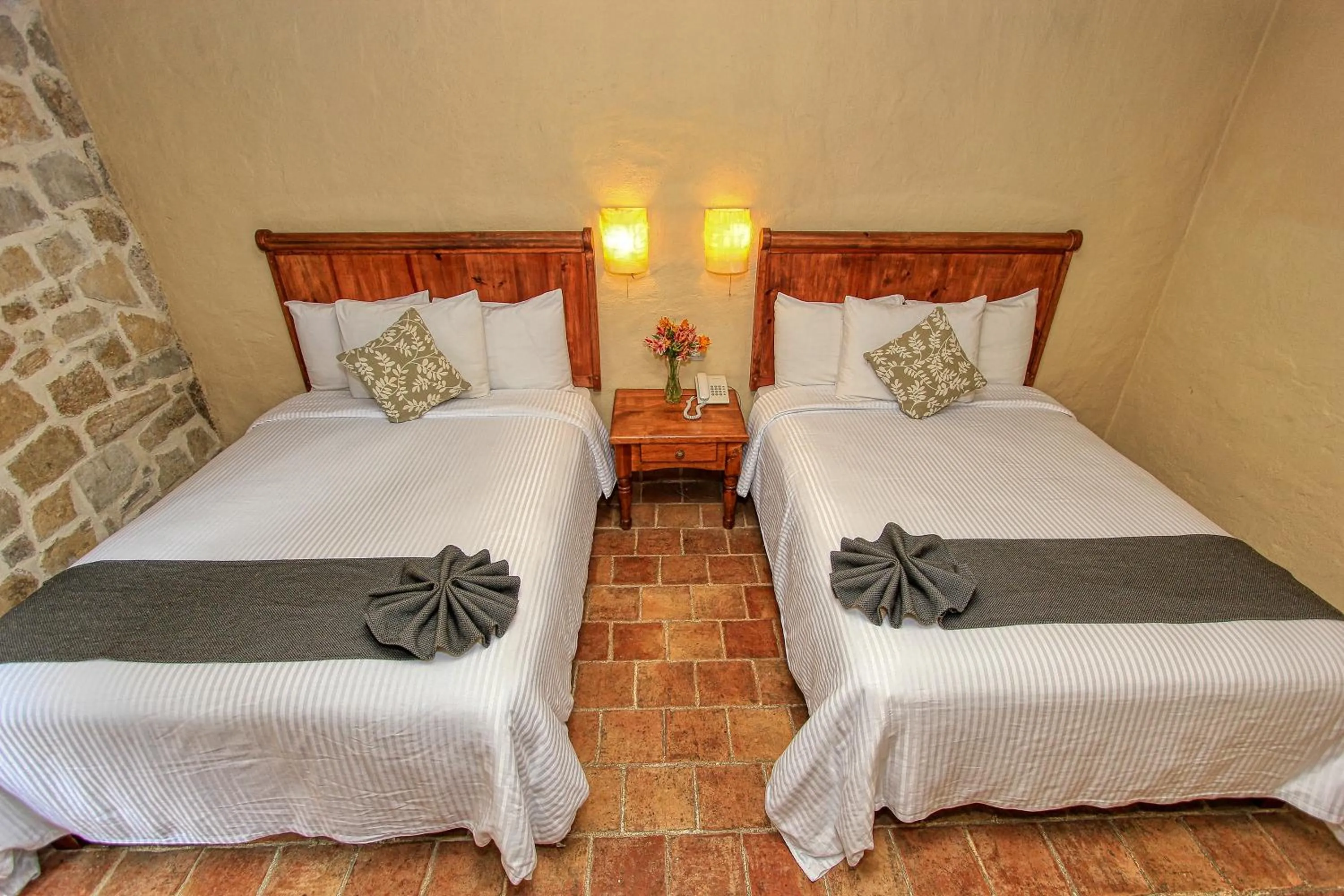 Bed in Hotel San Marcos