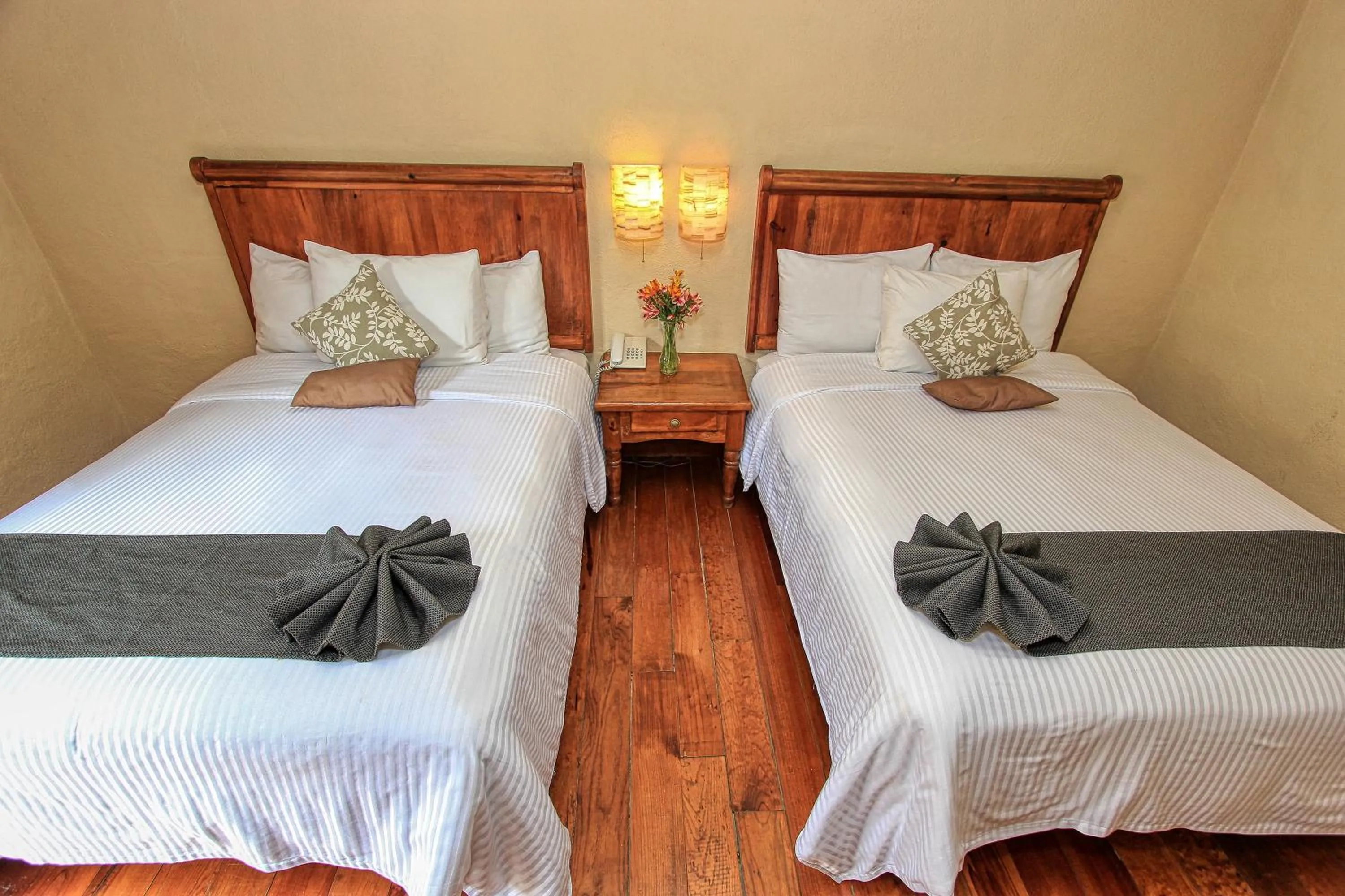 Bed in Hotel San Marcos