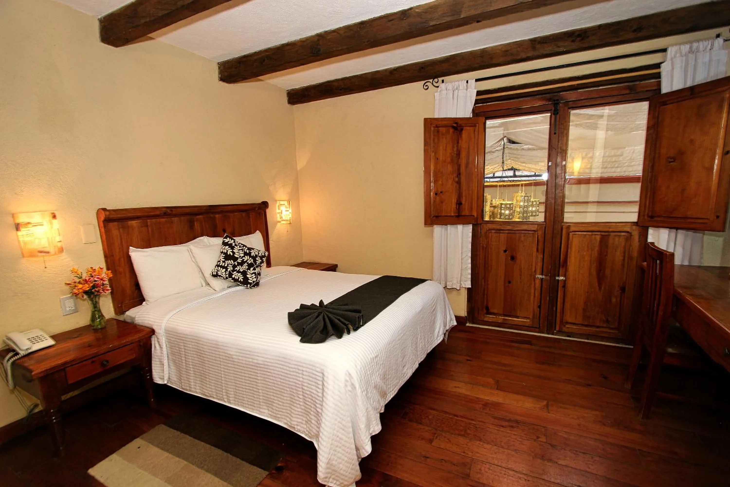 Bed in Hotel San Marcos