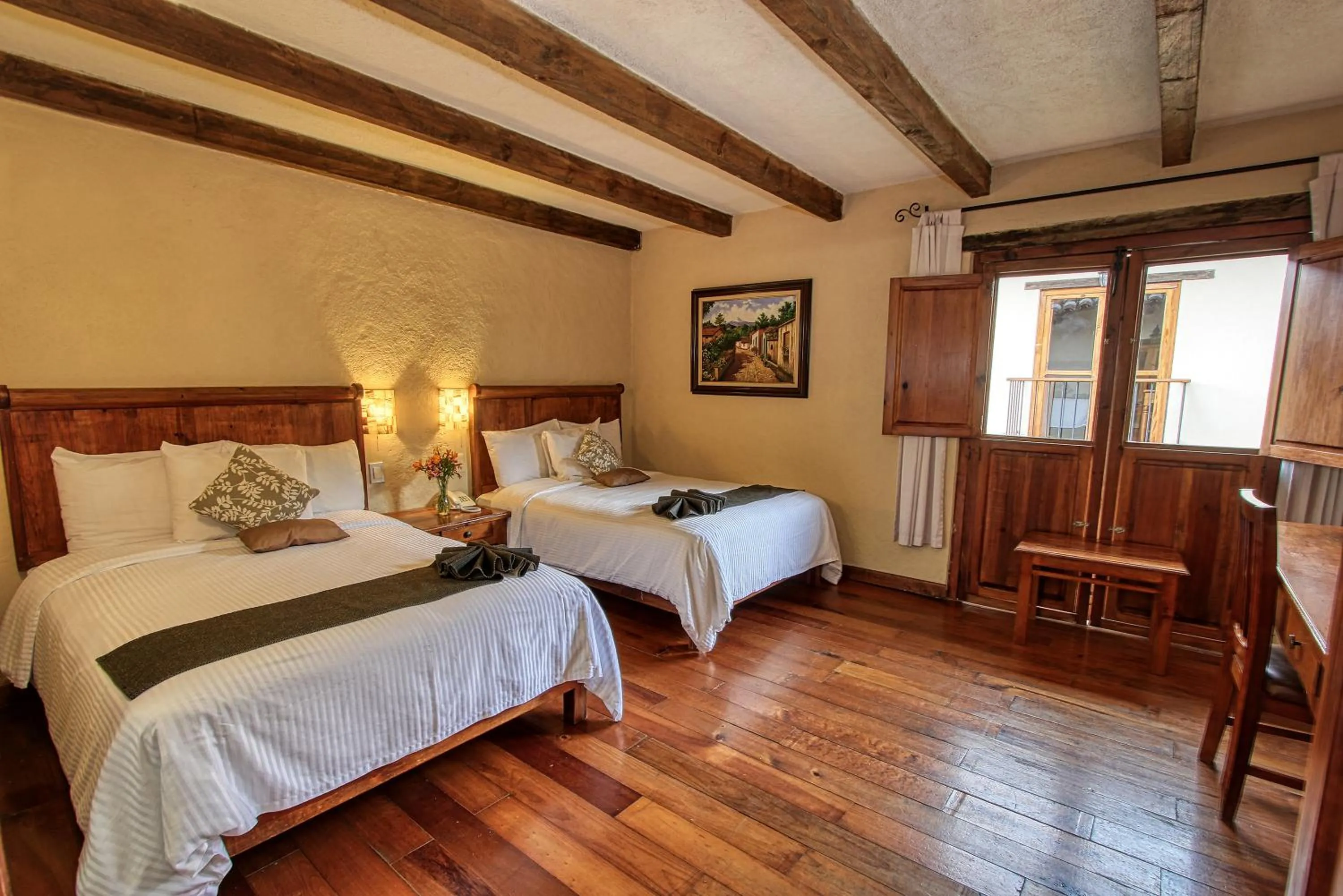 Bedroom, Bed in Hotel San Marcos