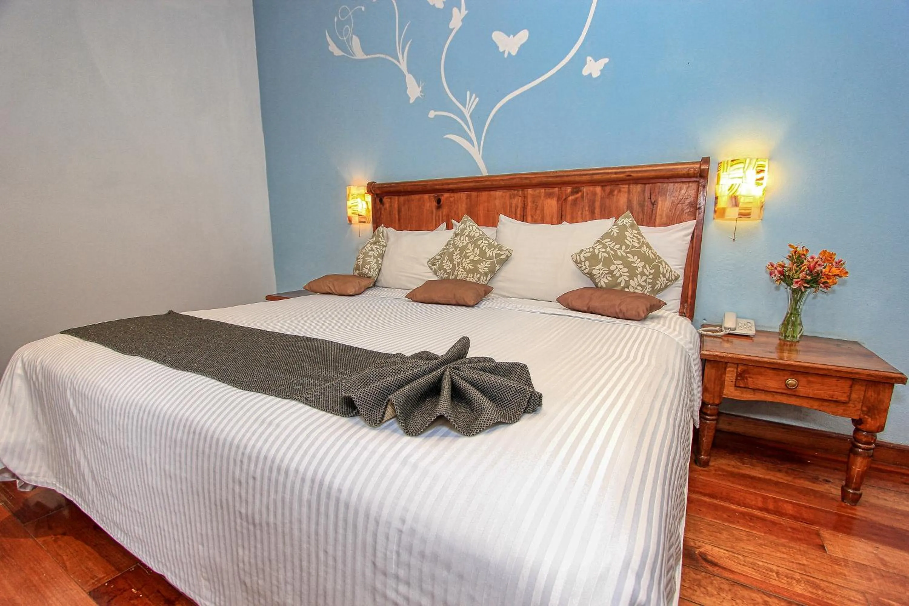 Bed in Hotel San Marcos