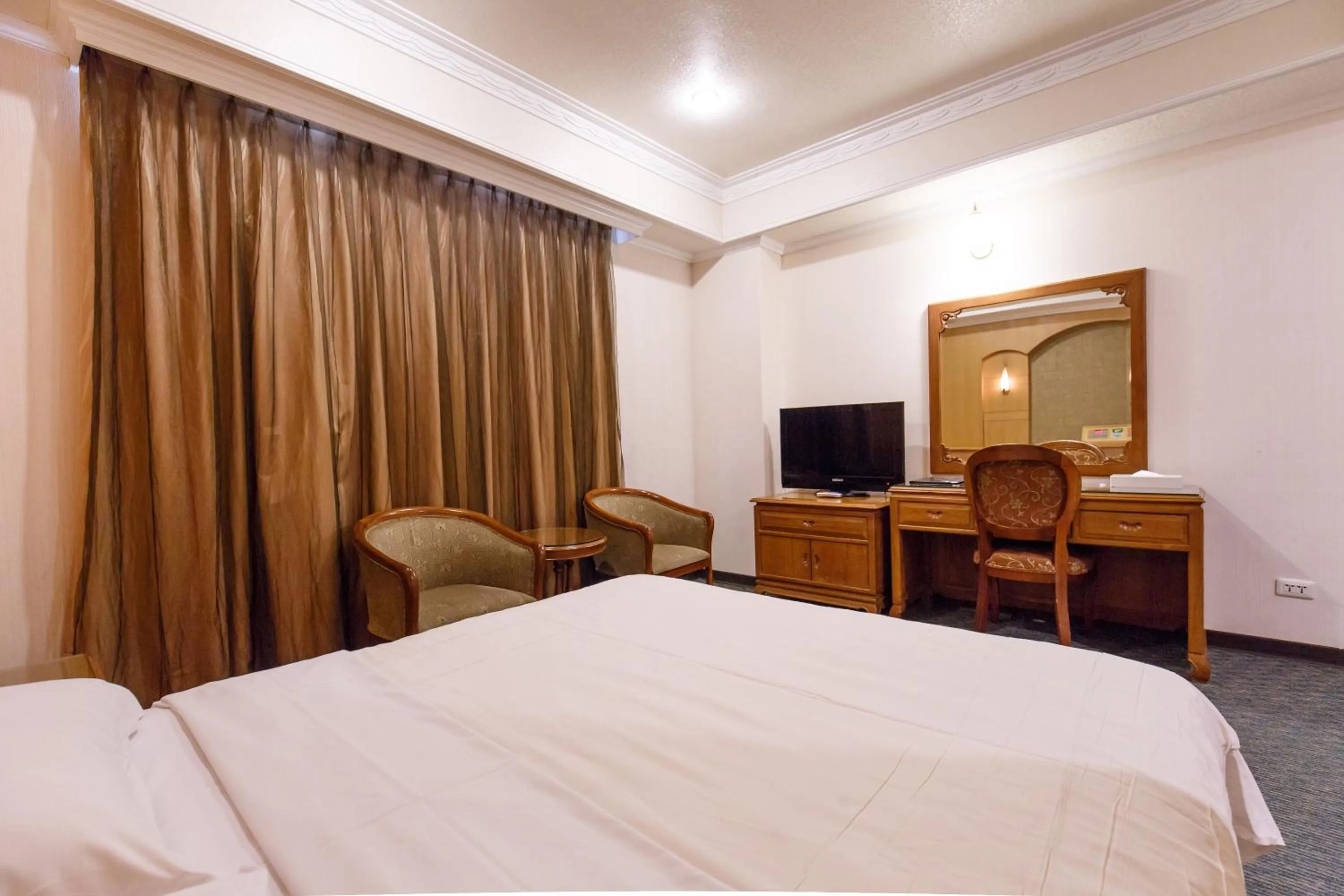 Decorative detail, Bed in Champion Hotel