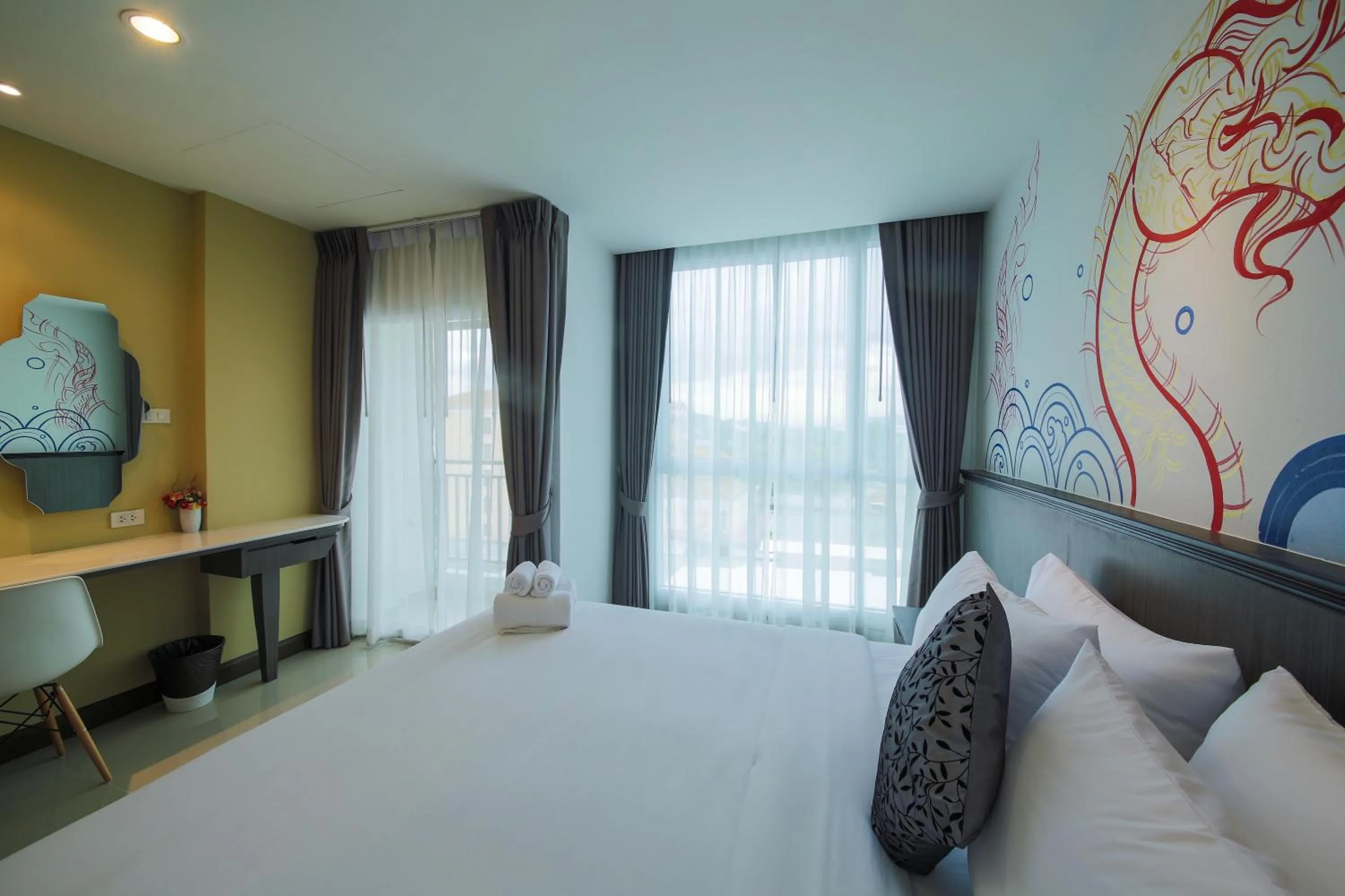 Photo of the whole room, Bed in The Sila Hotel