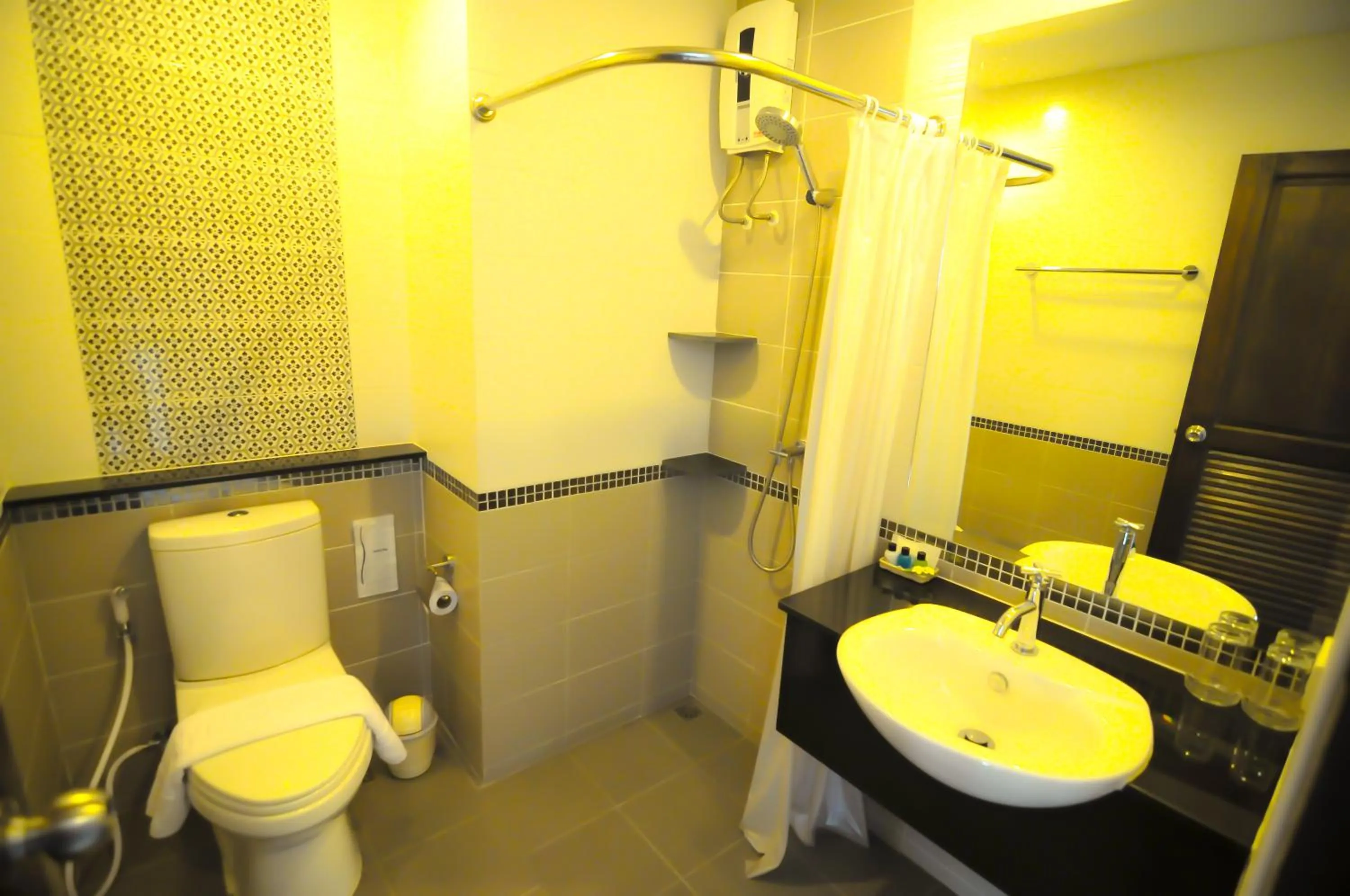 Bathroom in The Sila Hotel