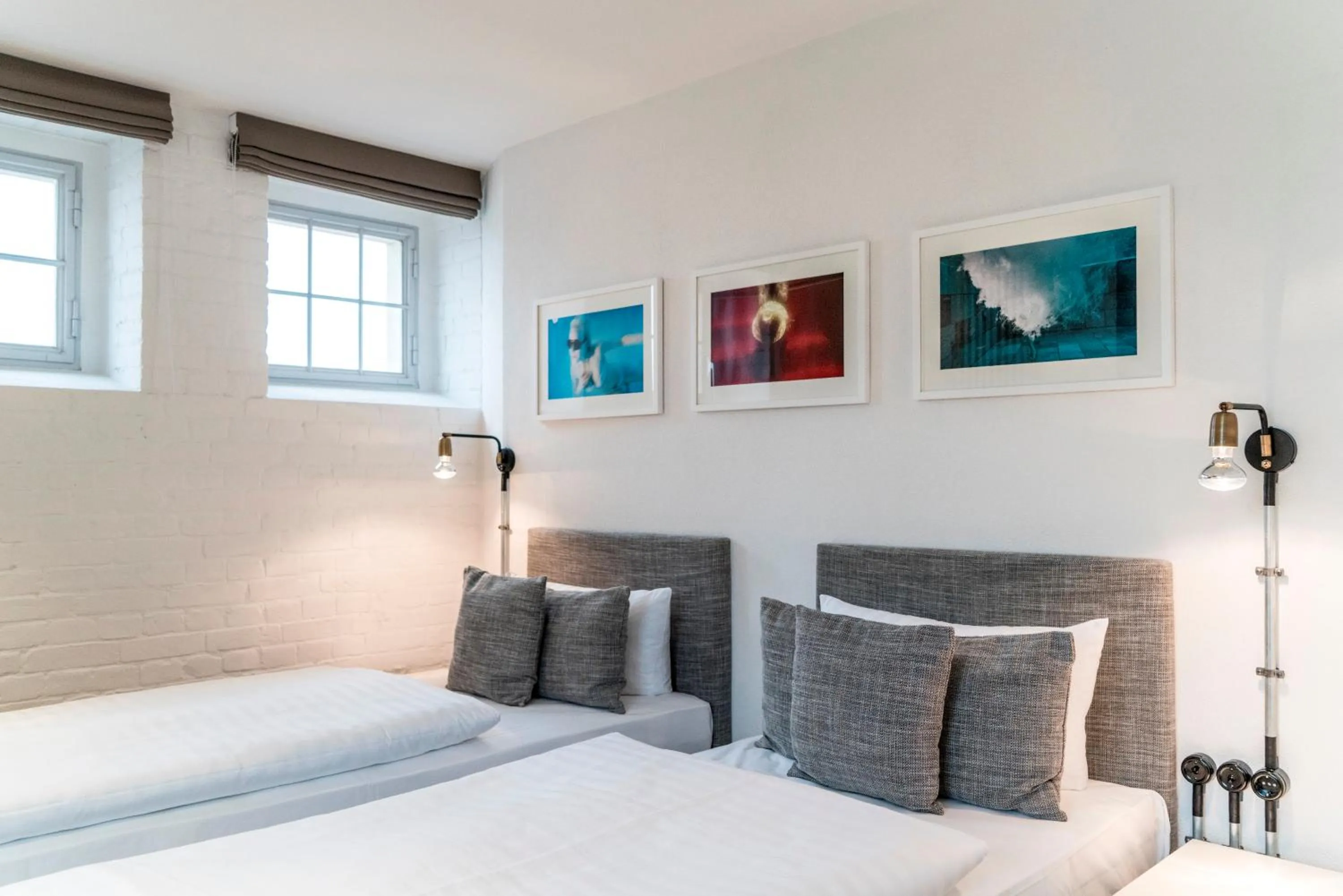 Bedroom, Bed in Hotel Oderberger