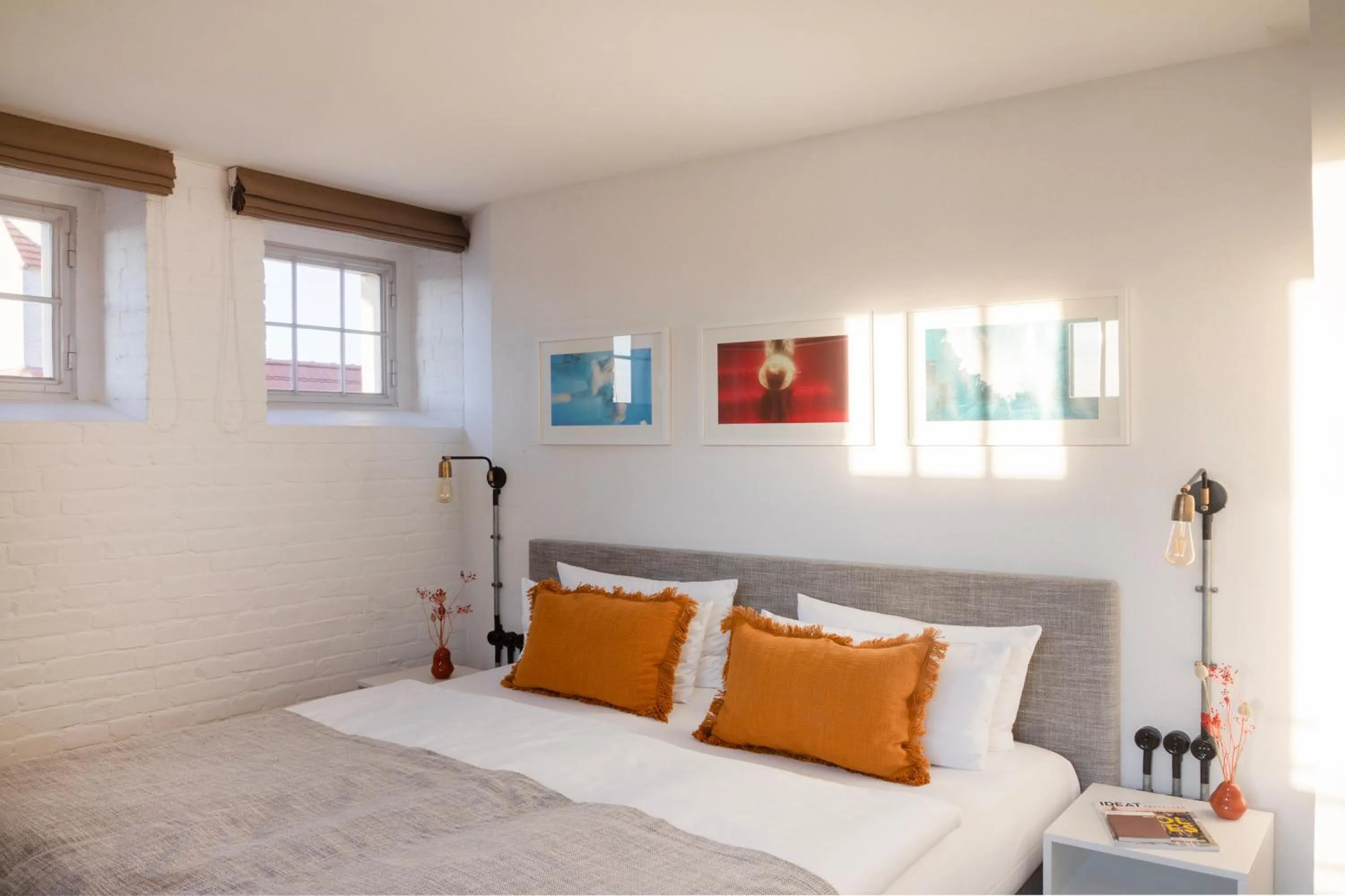 Bedroom, Bed in Hotel Oderberger