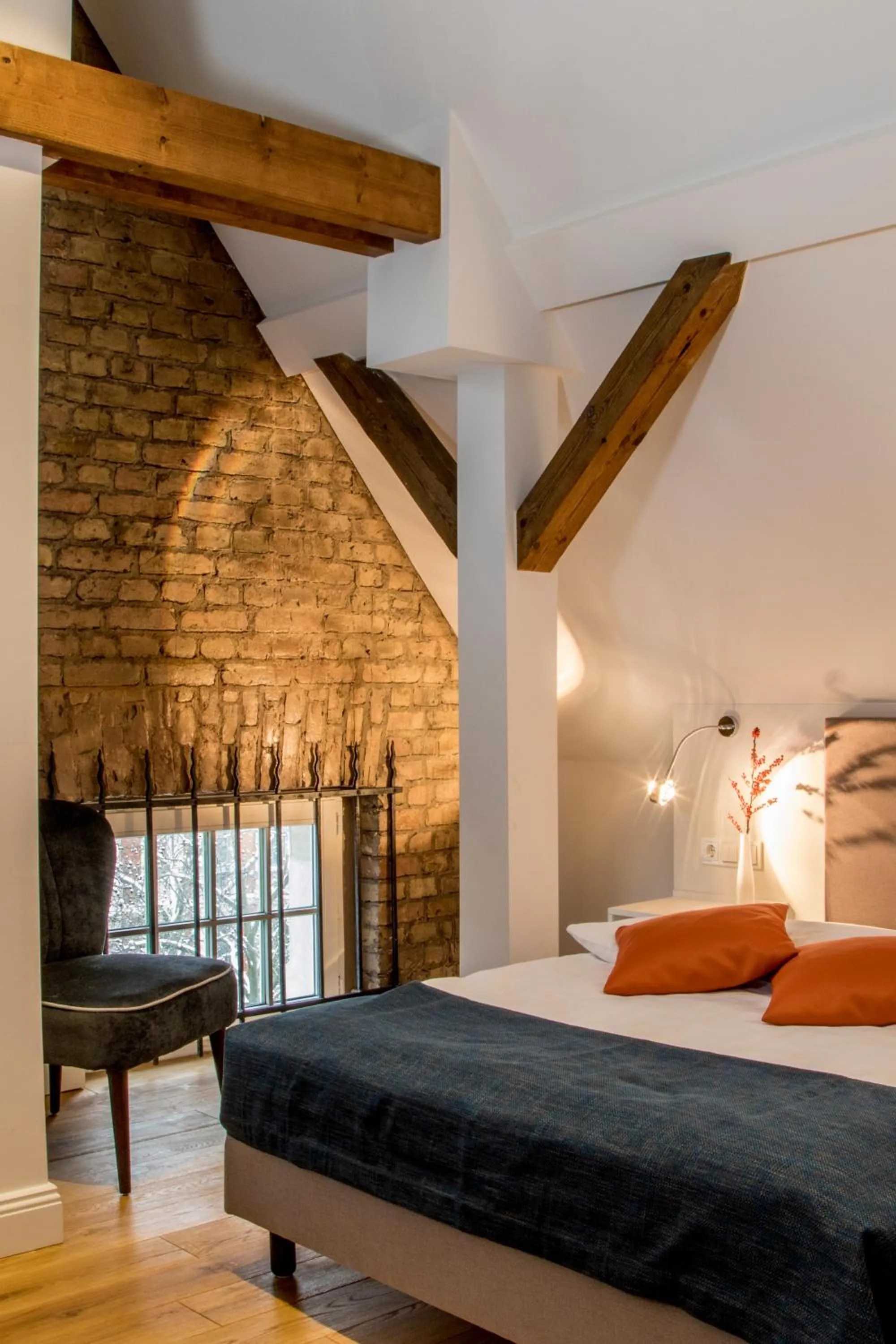 Bed in Hotel Oderberger