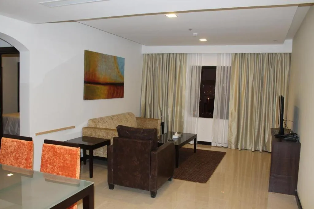 Seating area in Golden Tulip Al Khobar Suites