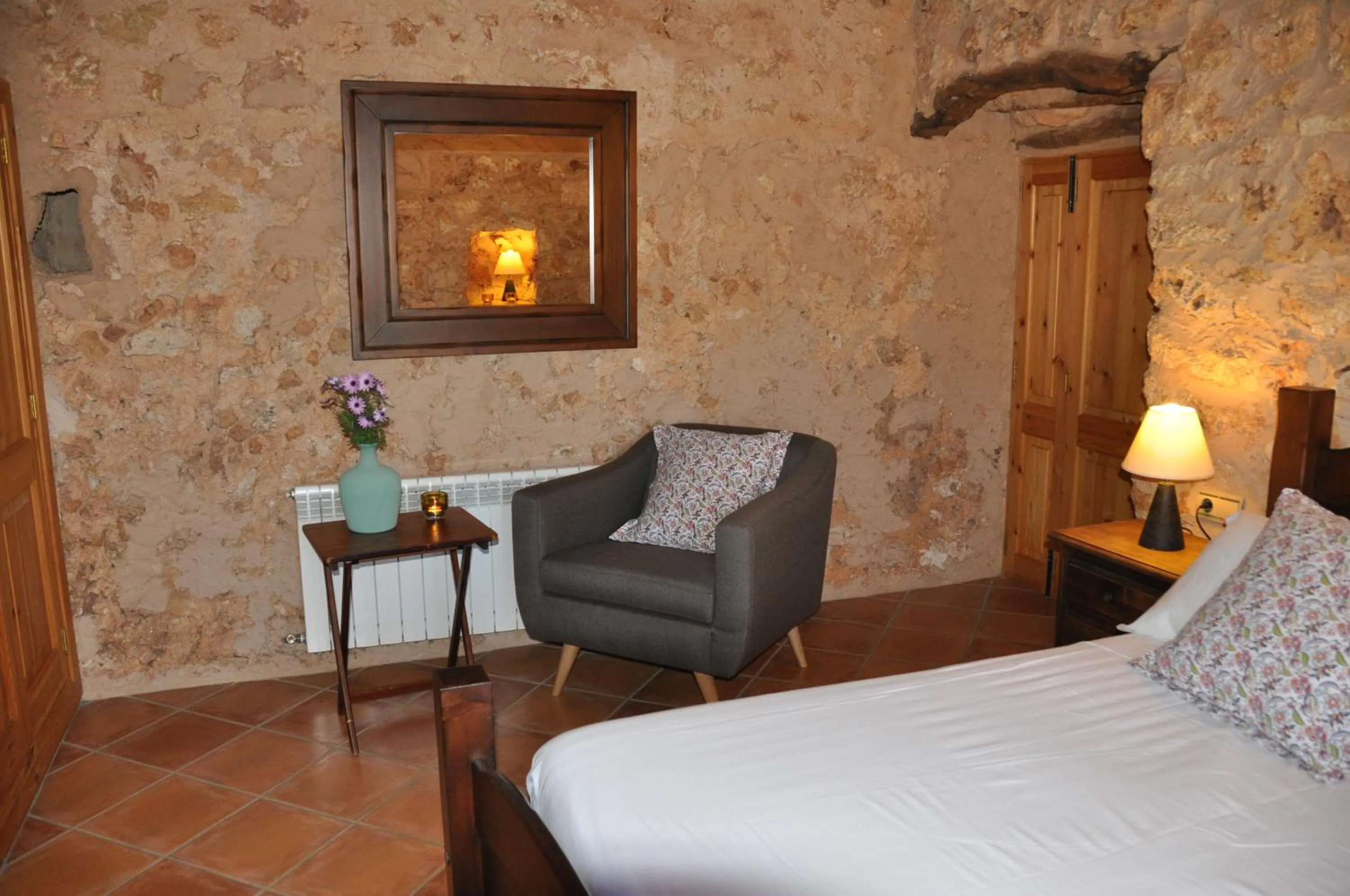 Bedroom in Can Porretí Agroturisme