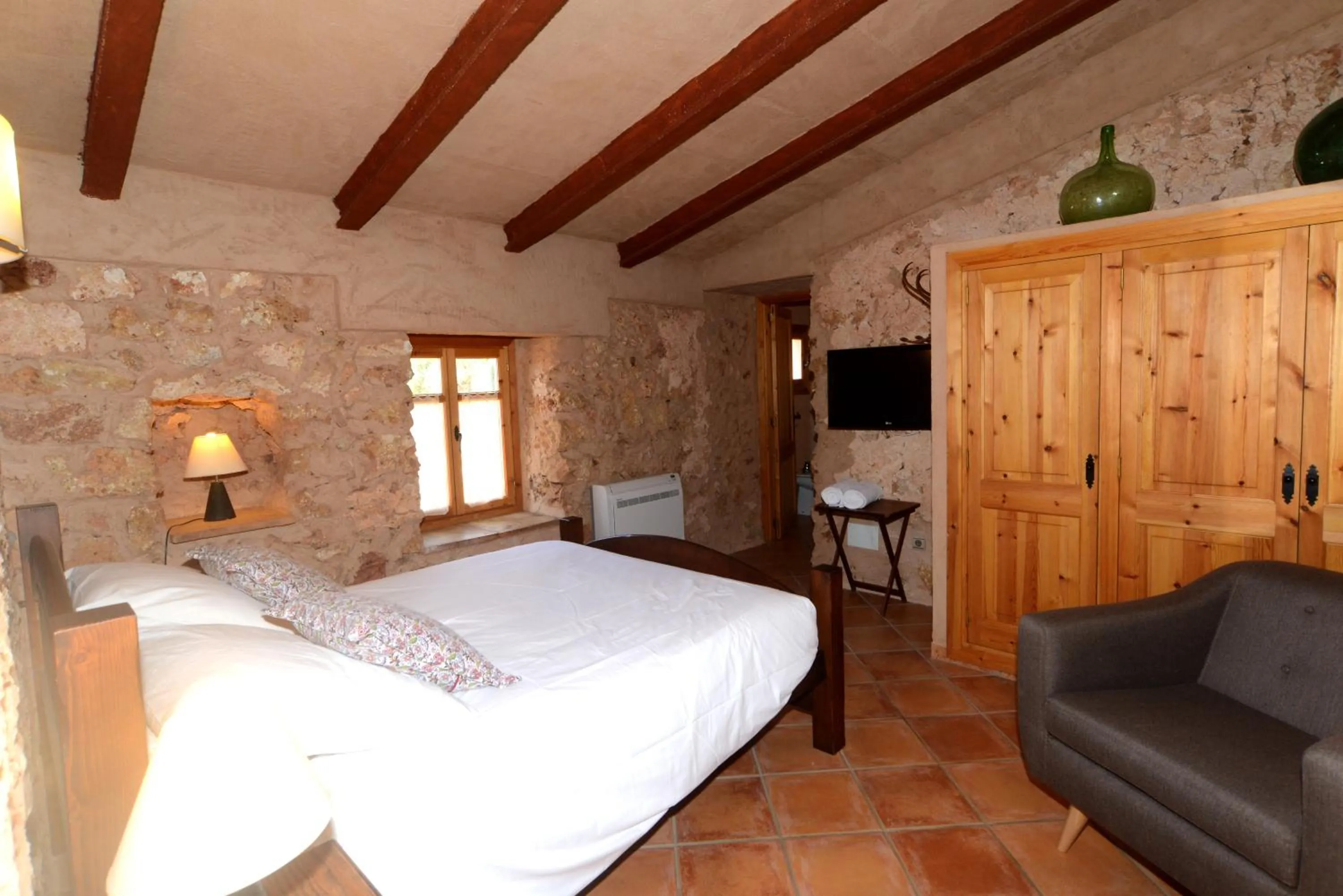 Bedroom in Can Porretí Agroturisme