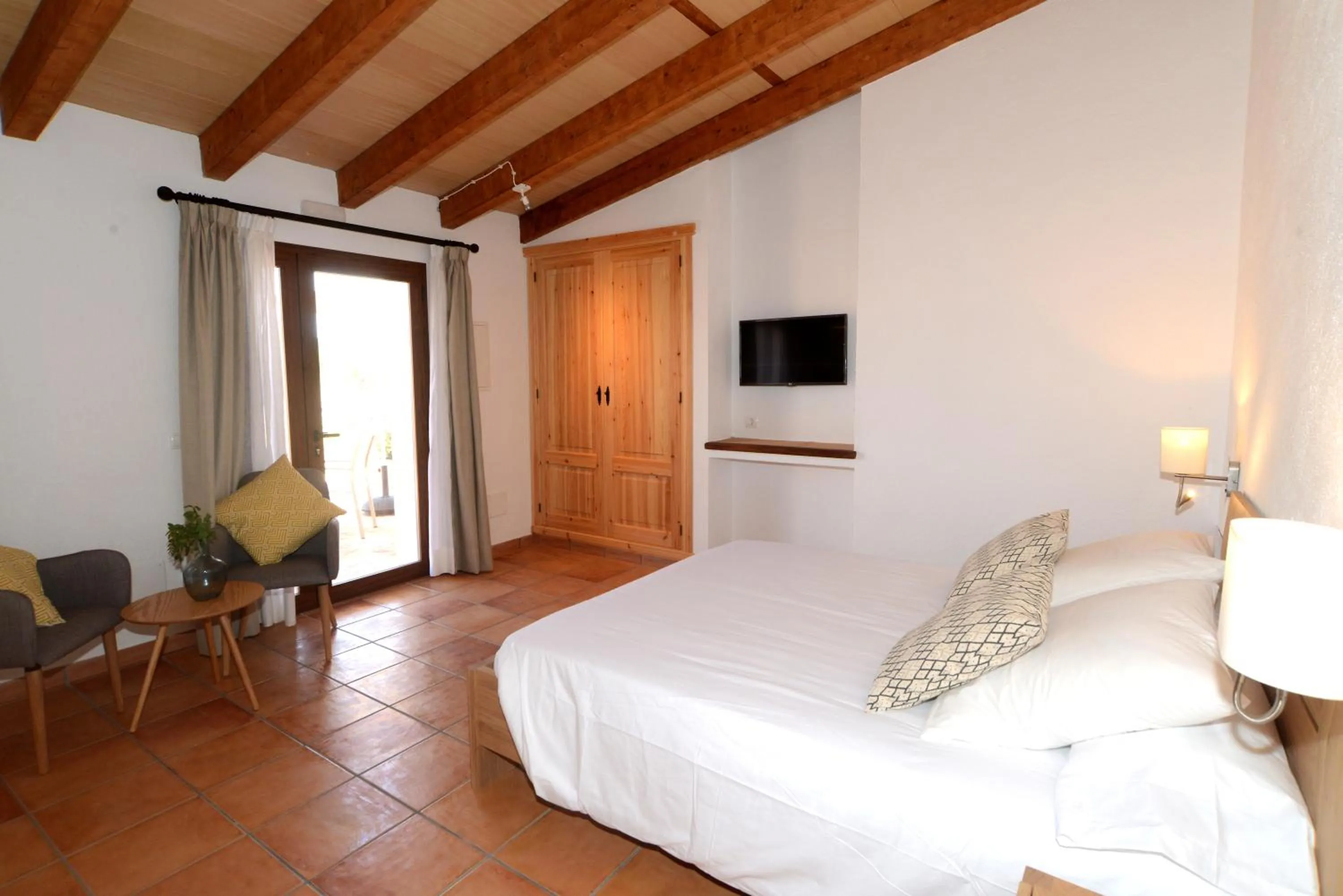 Bedroom in Can Porretí Agroturisme