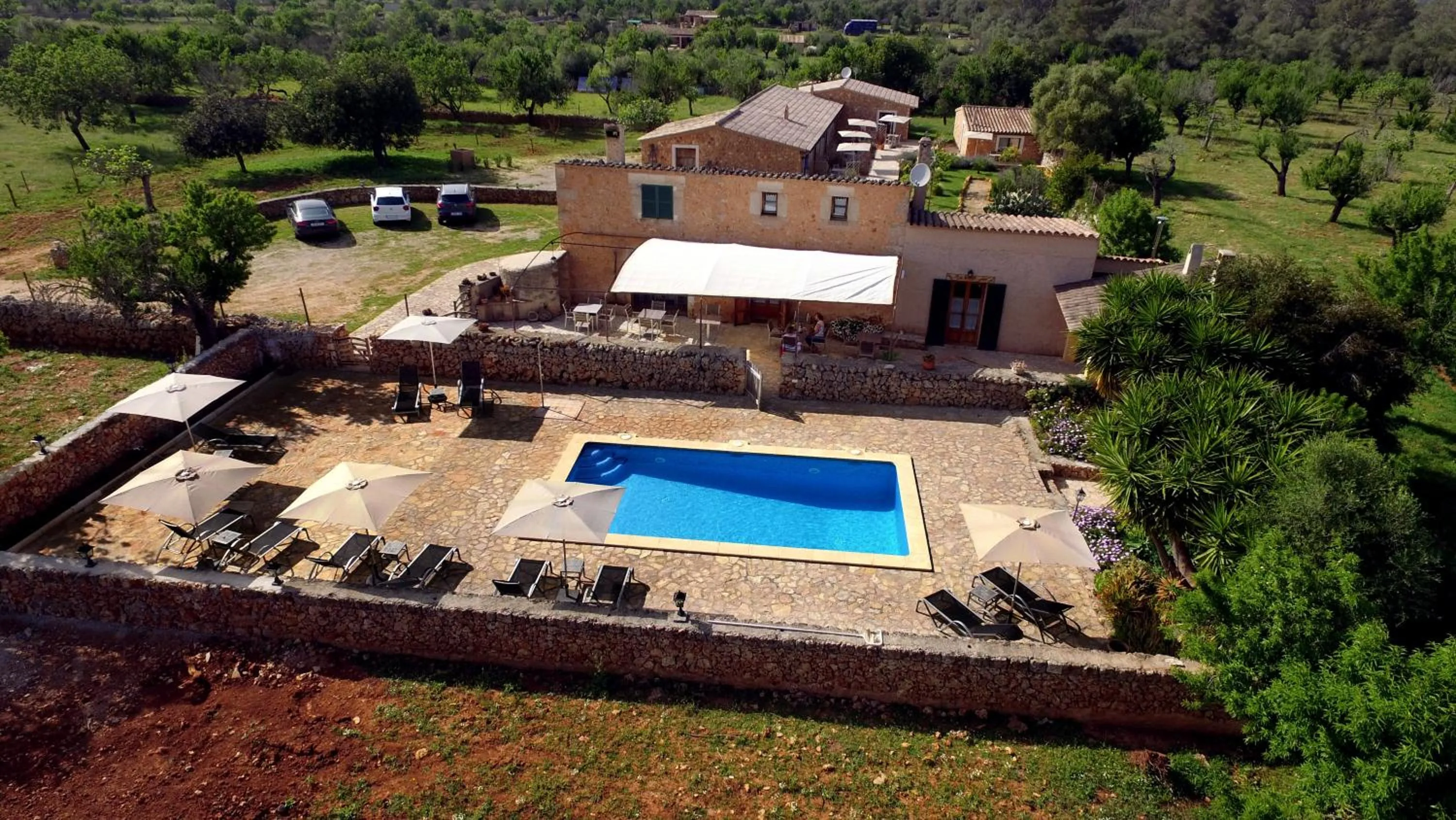 Bird's eye view in Can Porretí Agroturisme