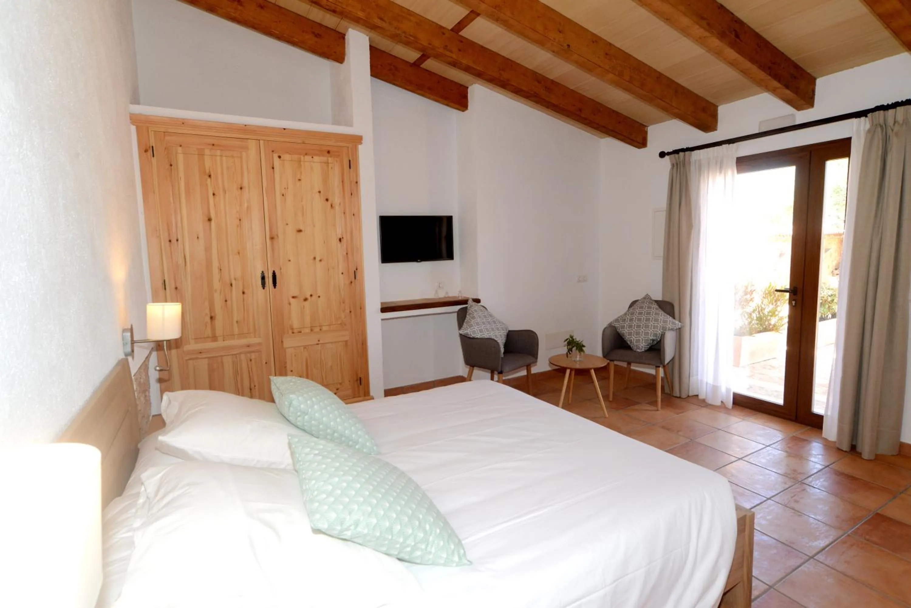 Bedroom in Can Porretí Agroturisme