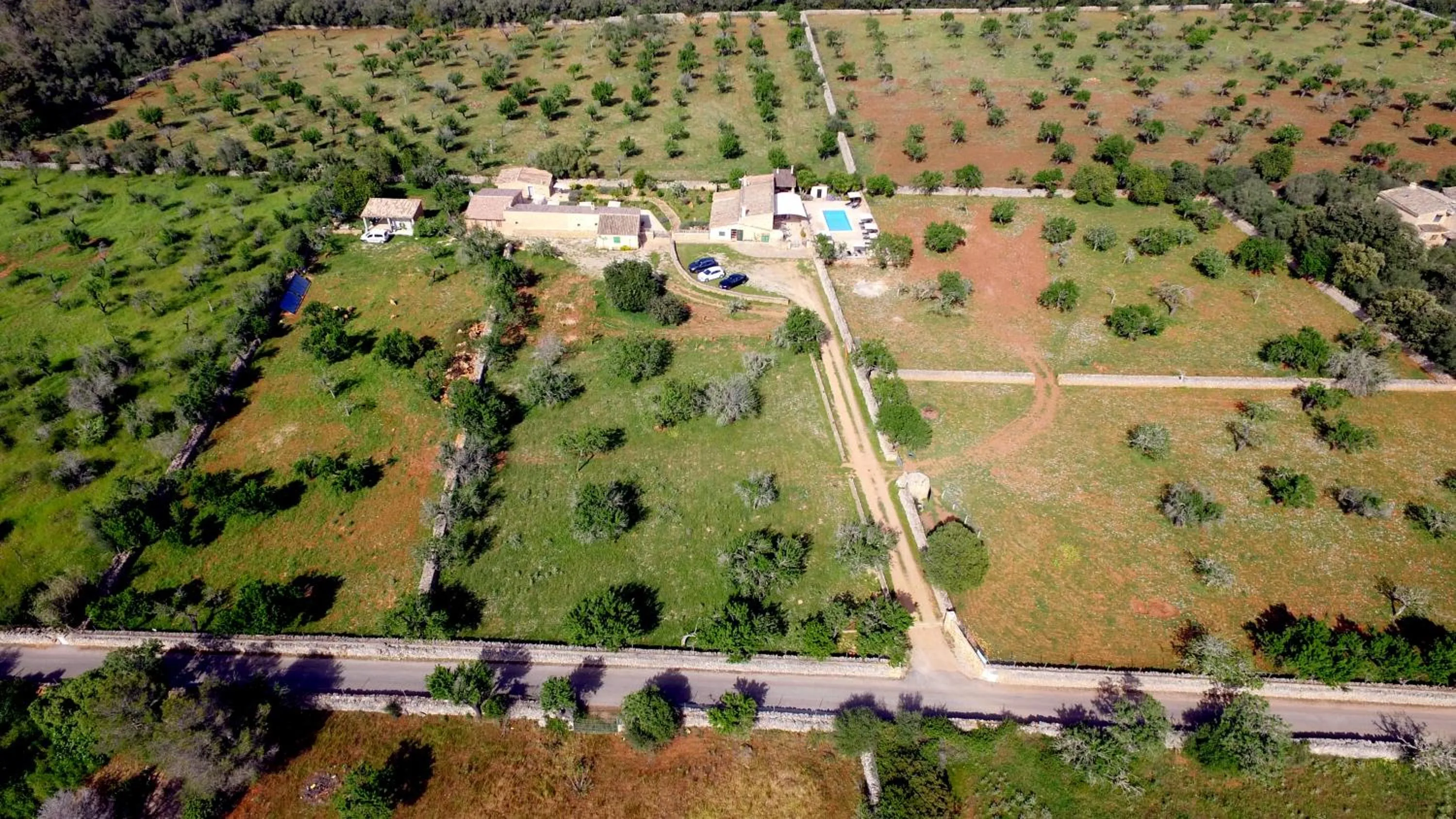 Bird's eye view in Can Porretí Agroturisme