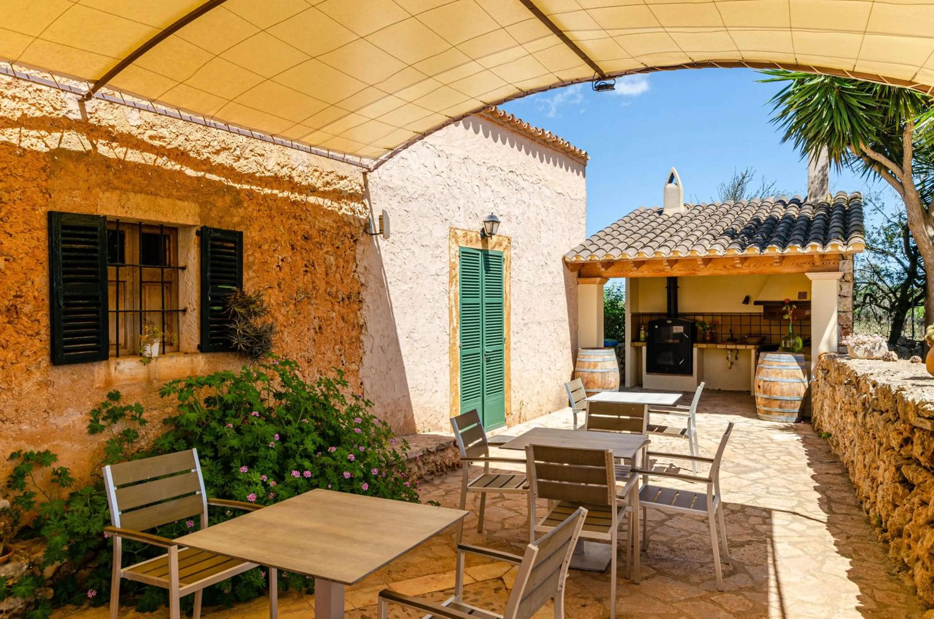 BBQ facilities in Can Porretí Agroturisme