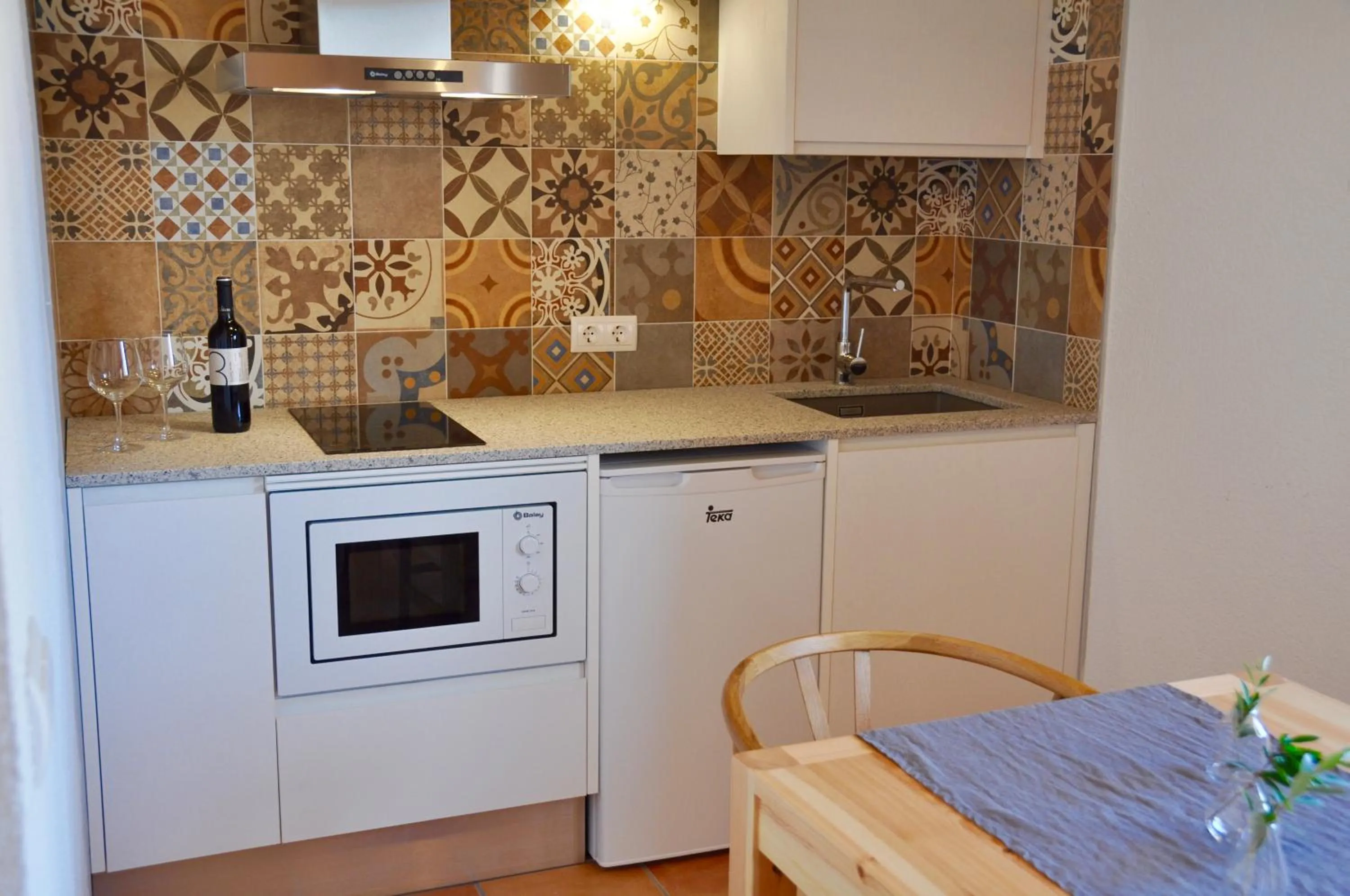 Kitchen or kitchenette in Can Porretí Agroturisme