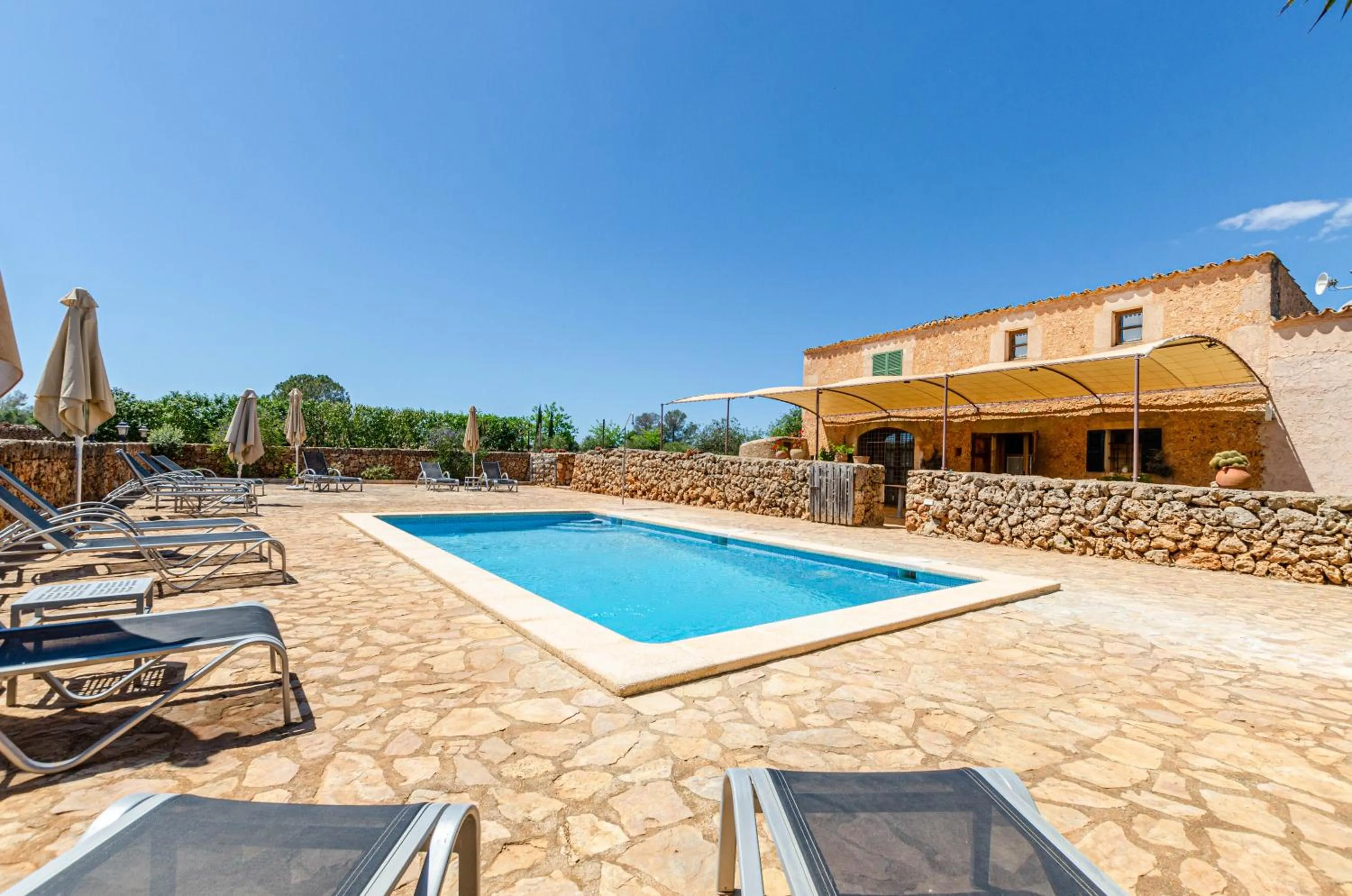 Swimming pool in Can Porretí Agroturisme