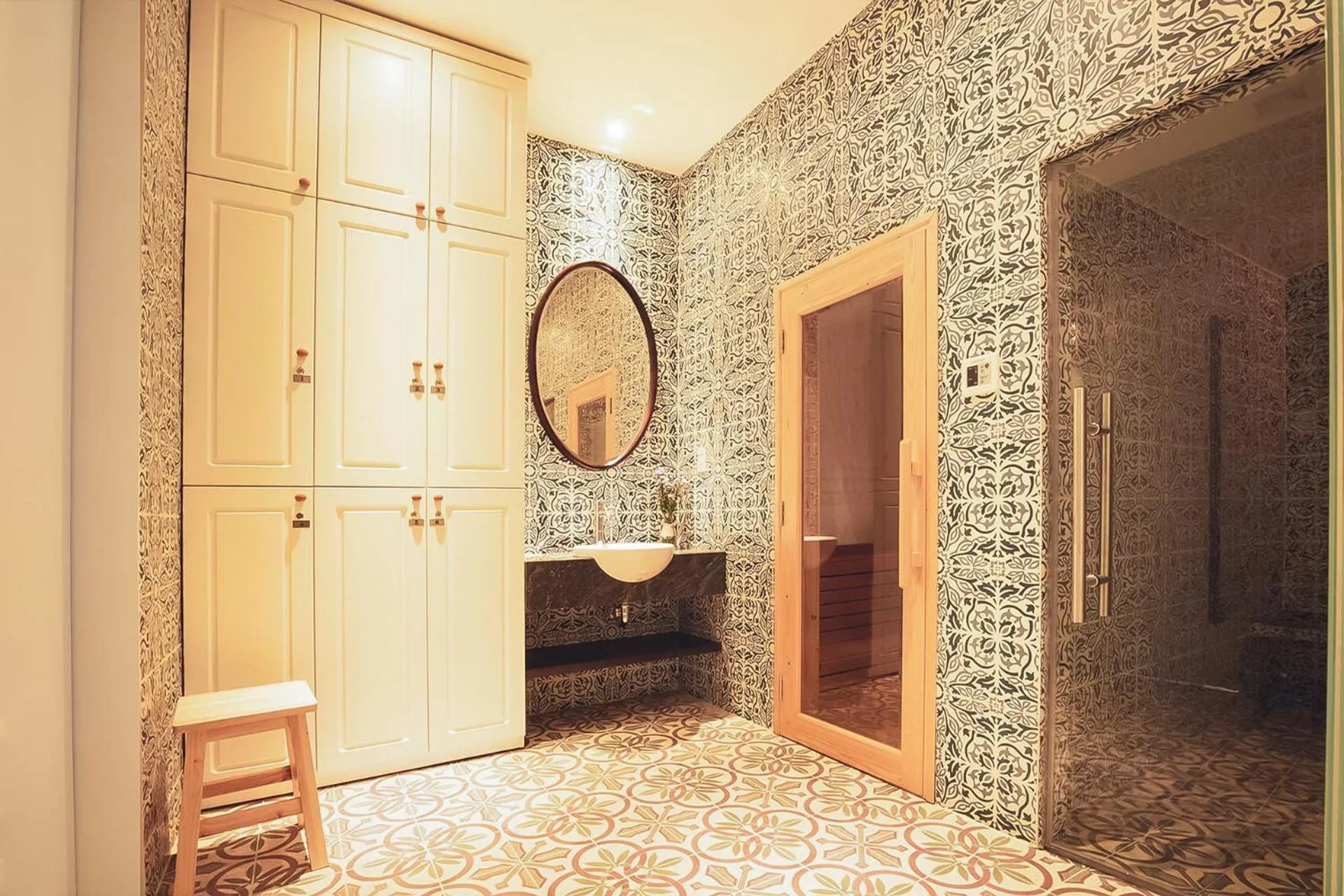 Sauna in Alagon D'antique Hotel & Spa - Wellness Treatment Included