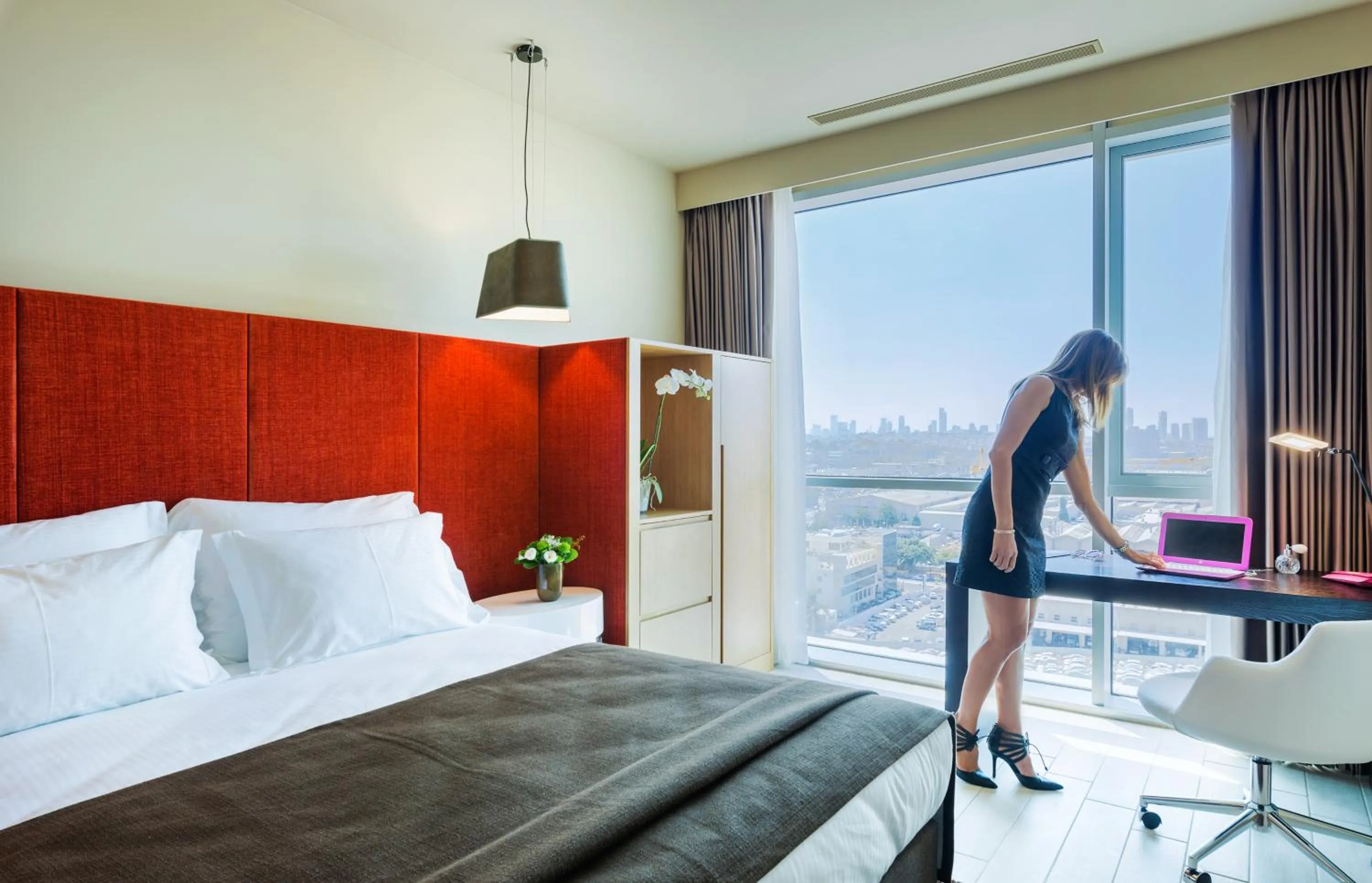 Photo of the whole room, Bed in Prima Link Hotel