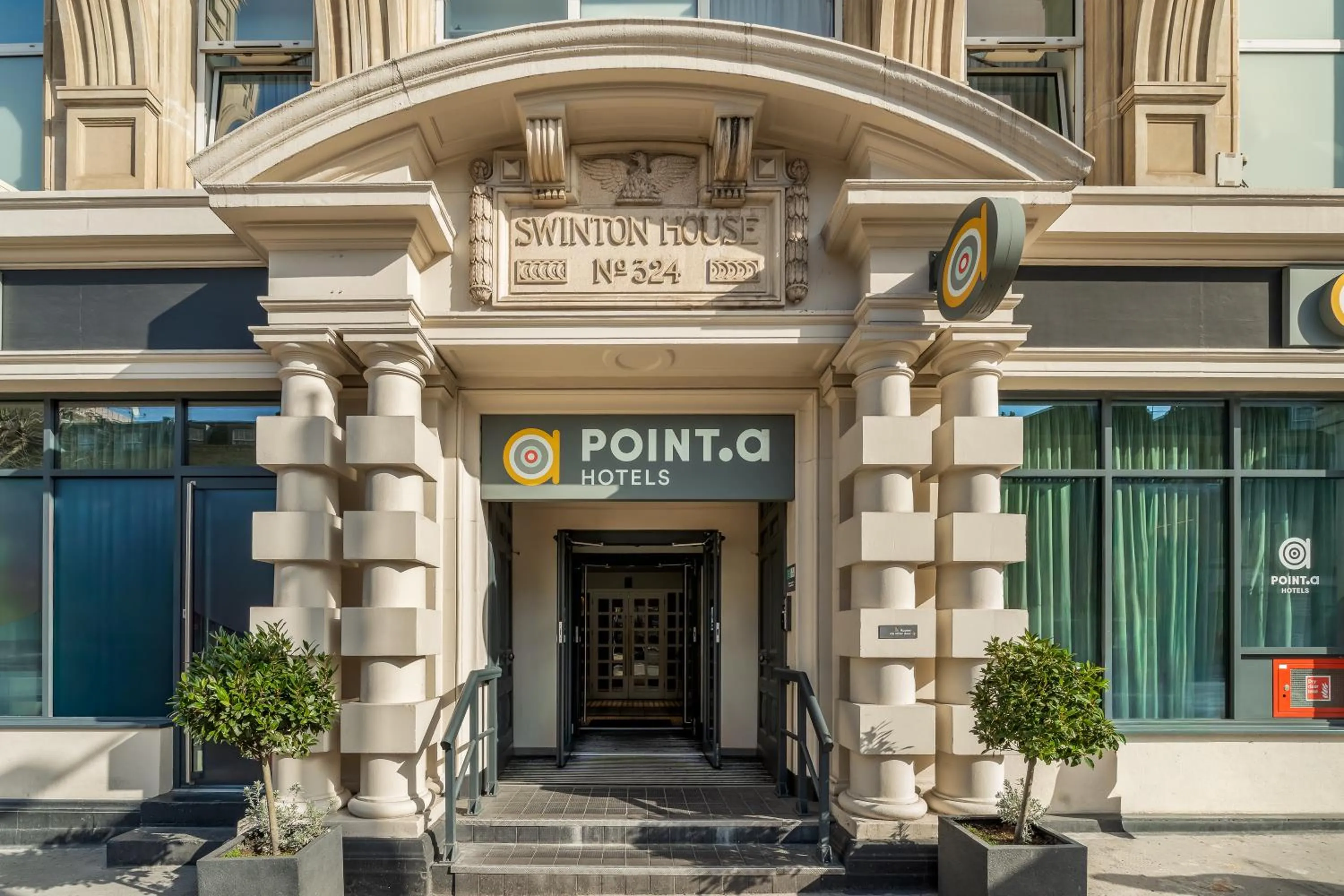 Facade/entrance in Point A Hotel London Kings Cross – St Pancras