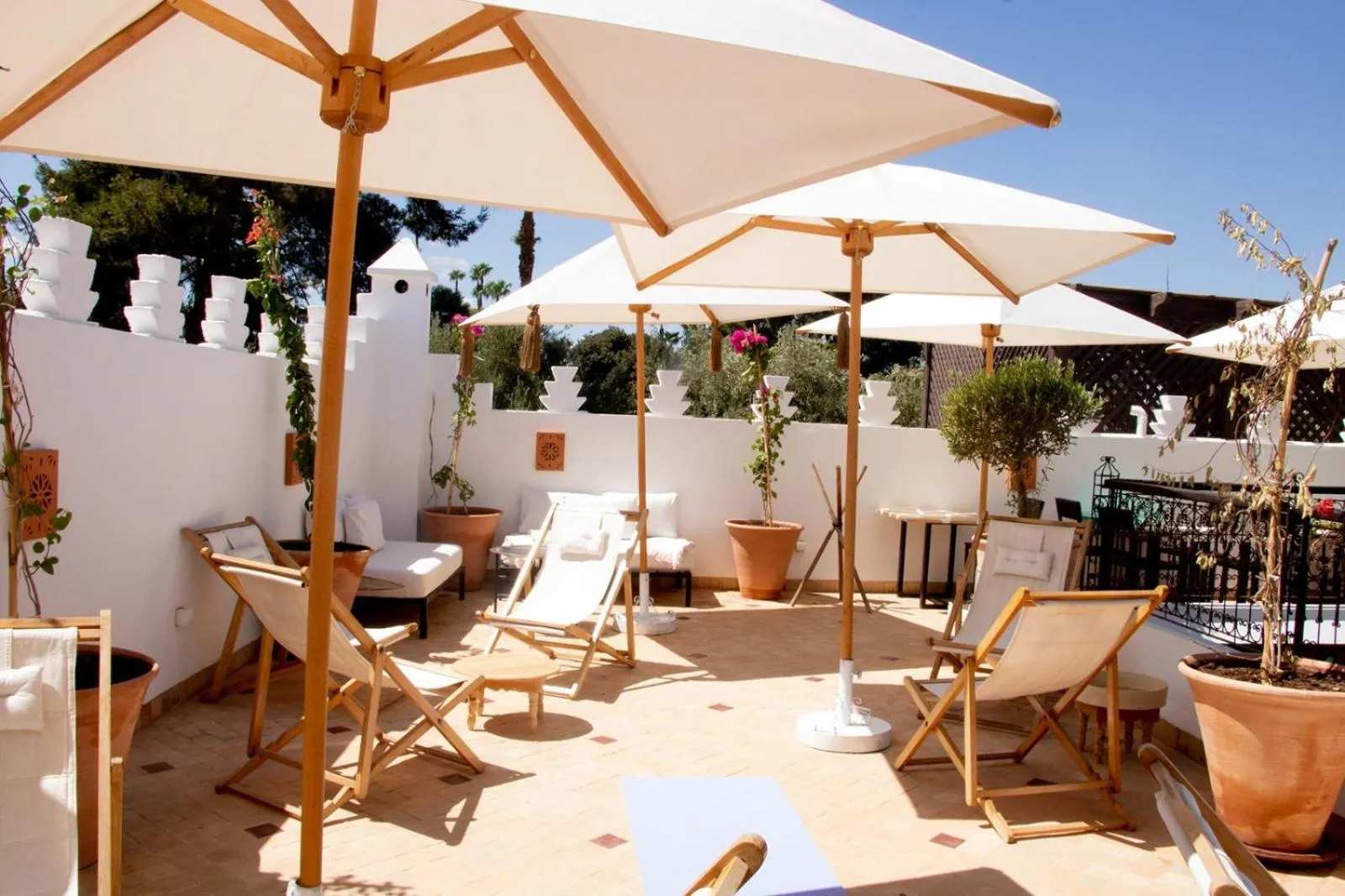 Patio in Riad Sashema