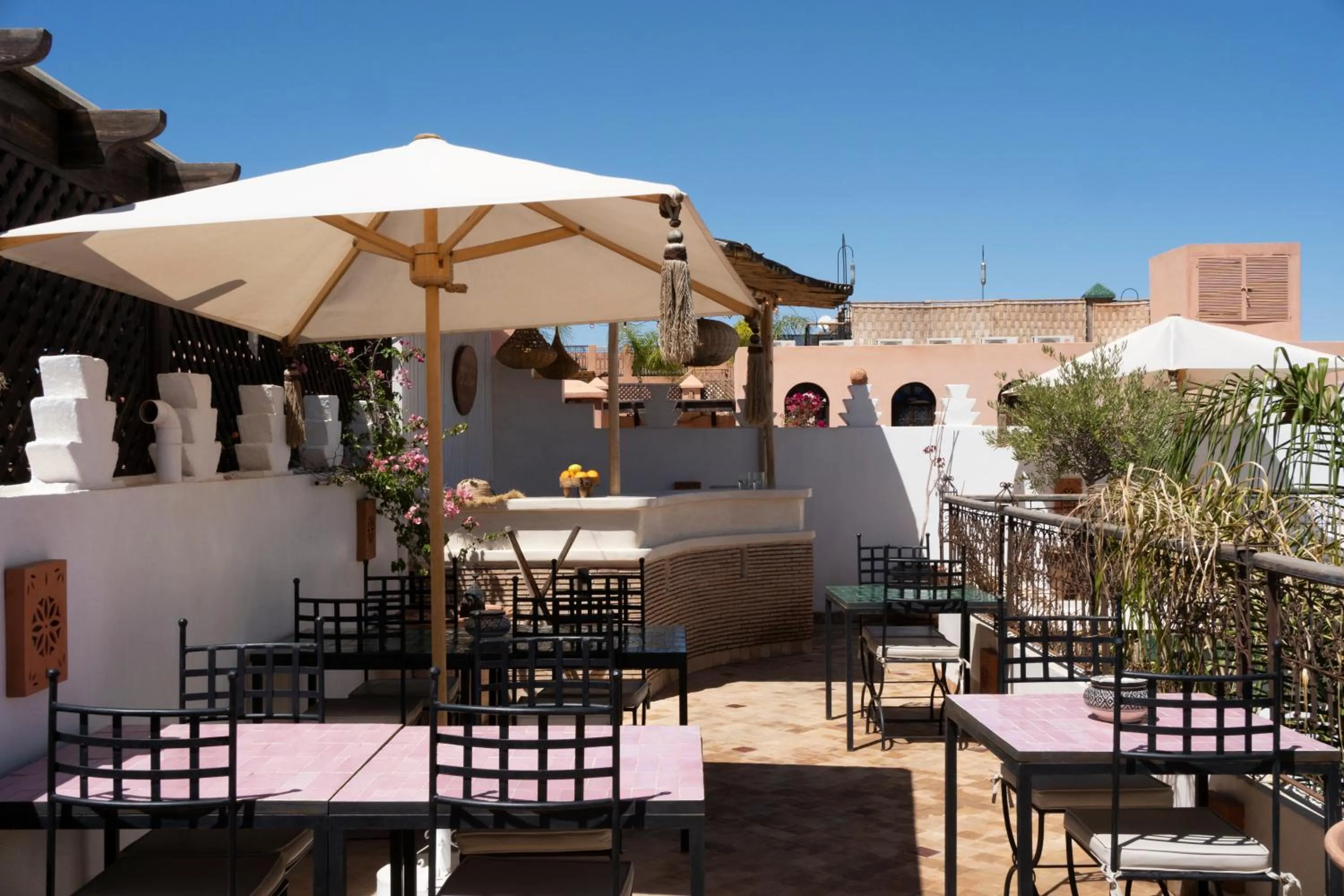 Patio in Riad Sashema