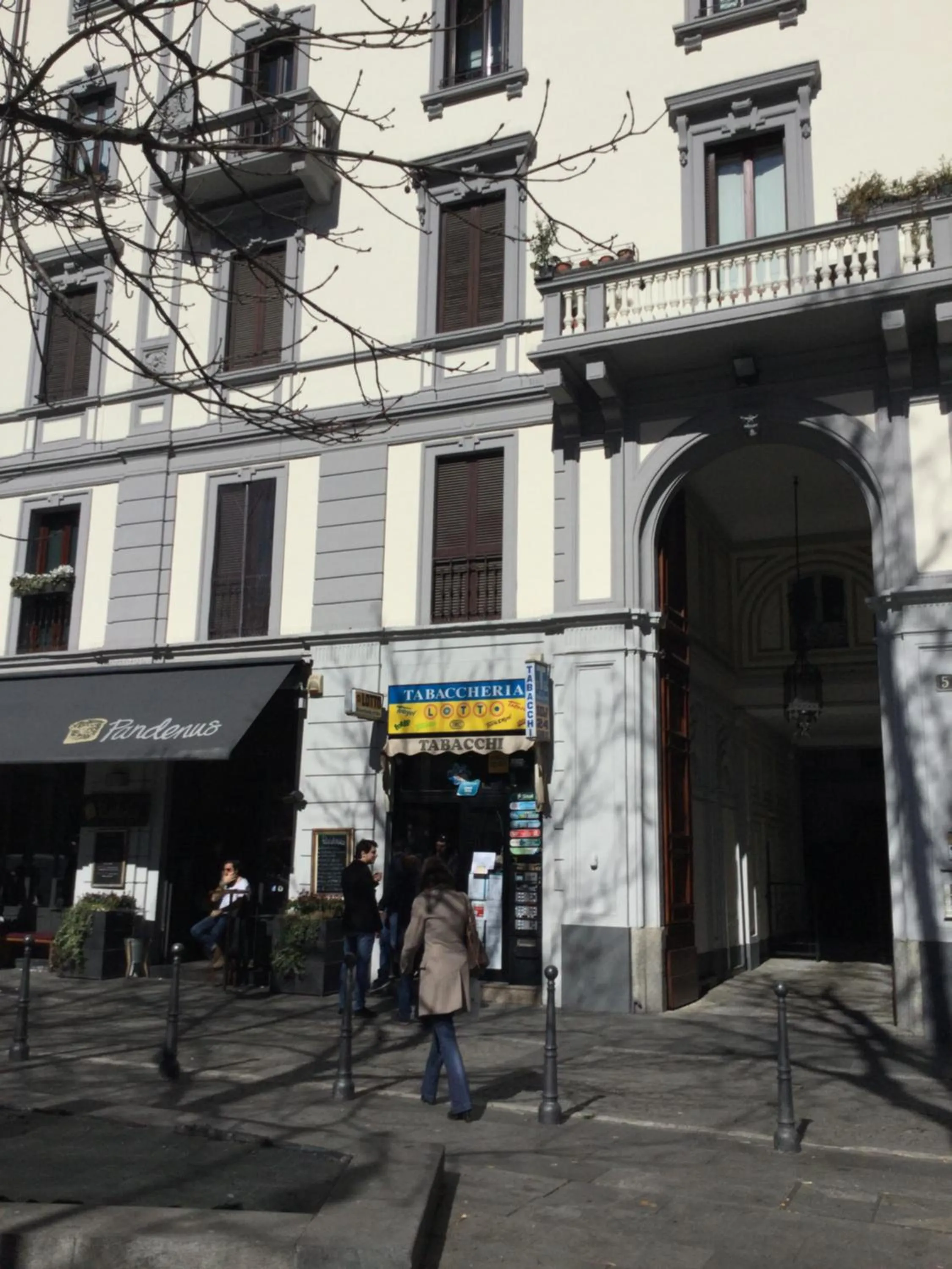 Facade/entrance in Pandenus rooms