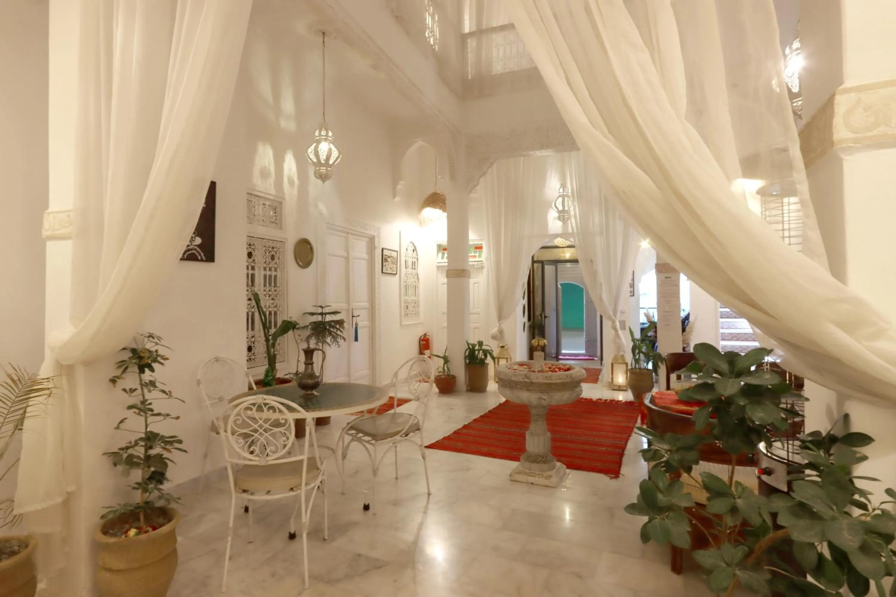 Living room in Riad Morocco Sky