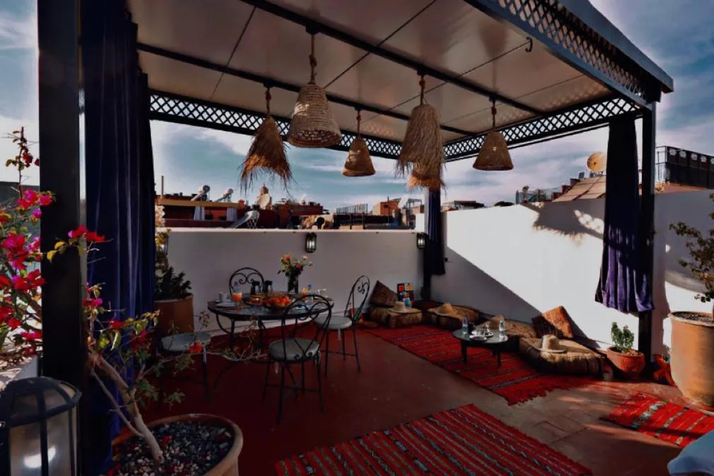 Patio in Riad Morocco Sky