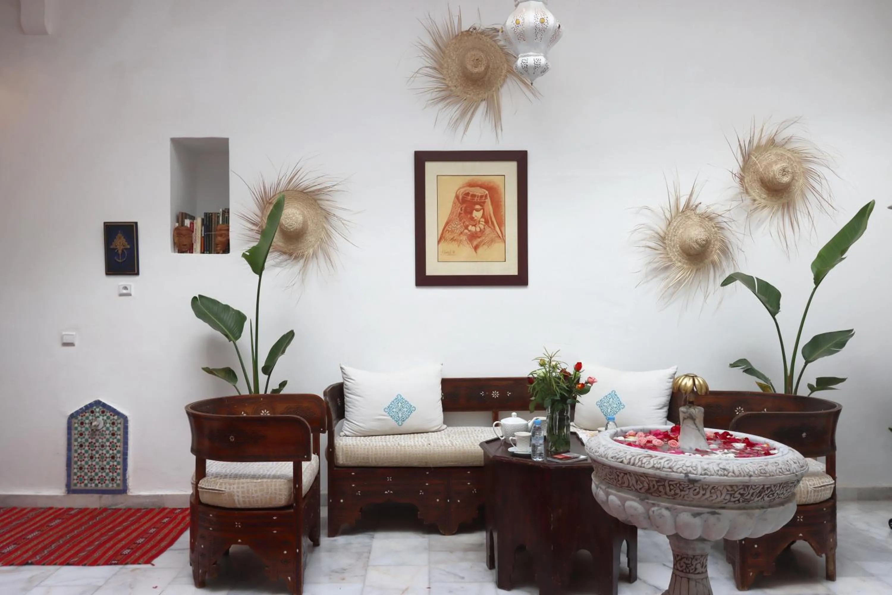 Living room in Riad Morocco Sky
