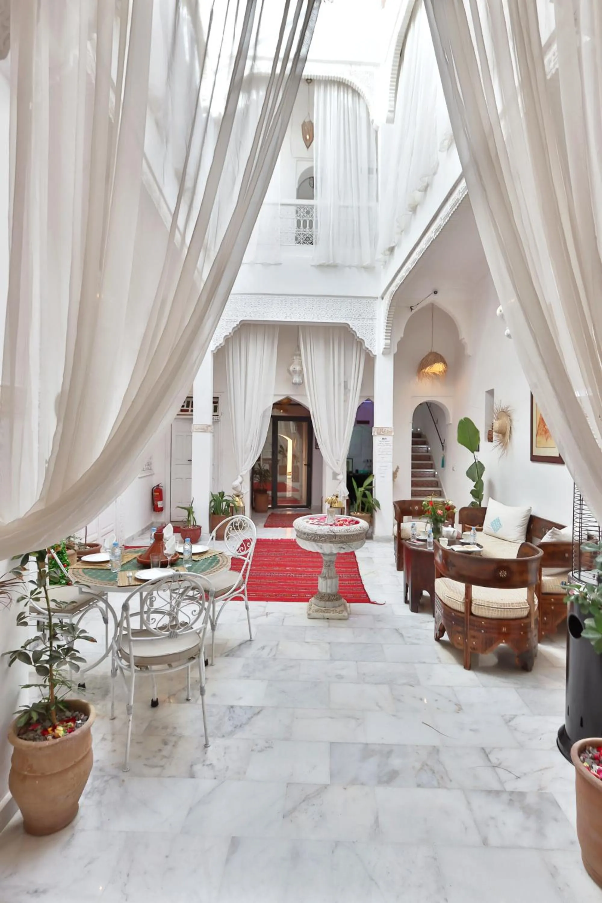 Living room in Riad Morocco Sky