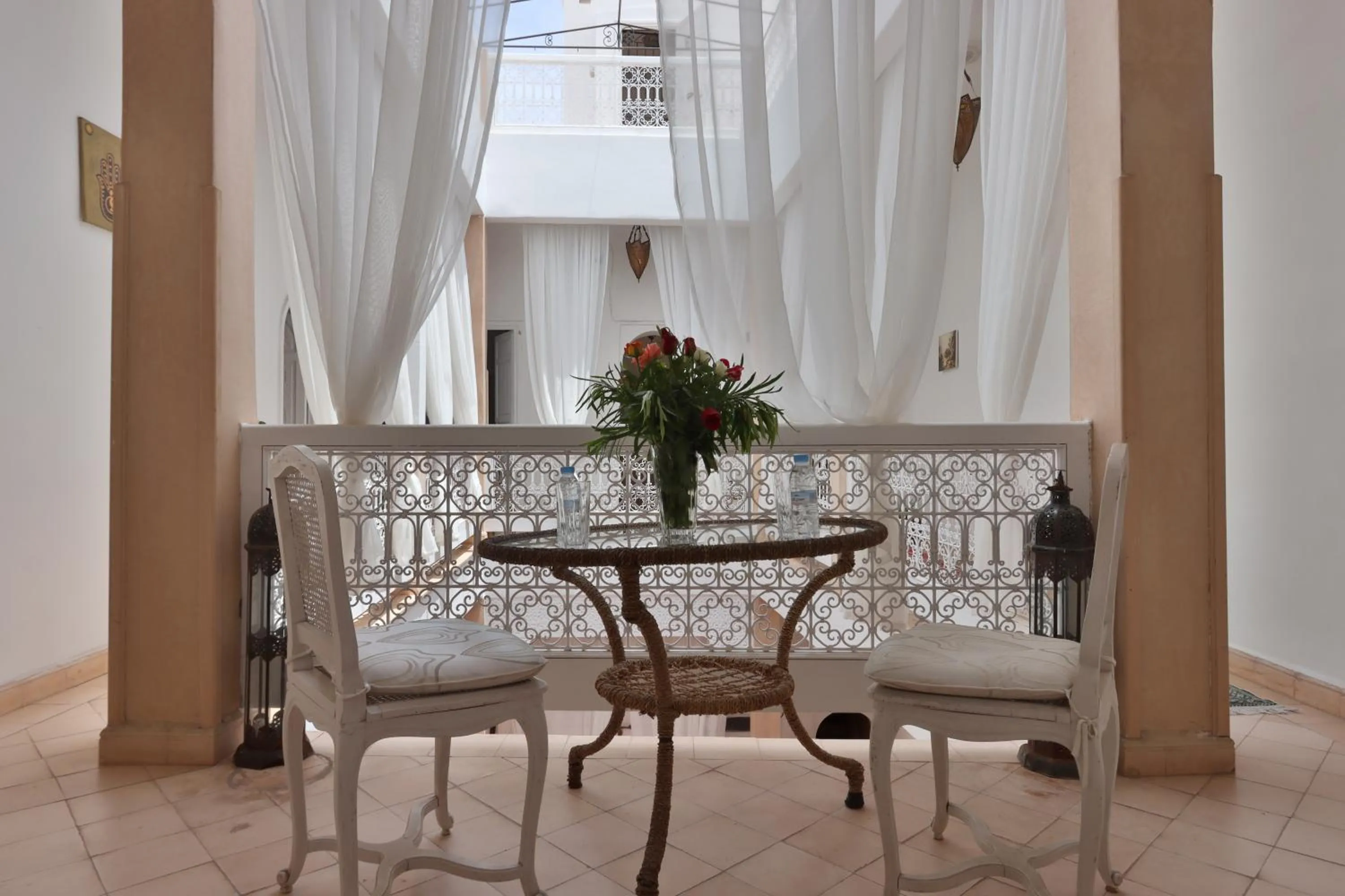 Living room in Riad Morocco Sky