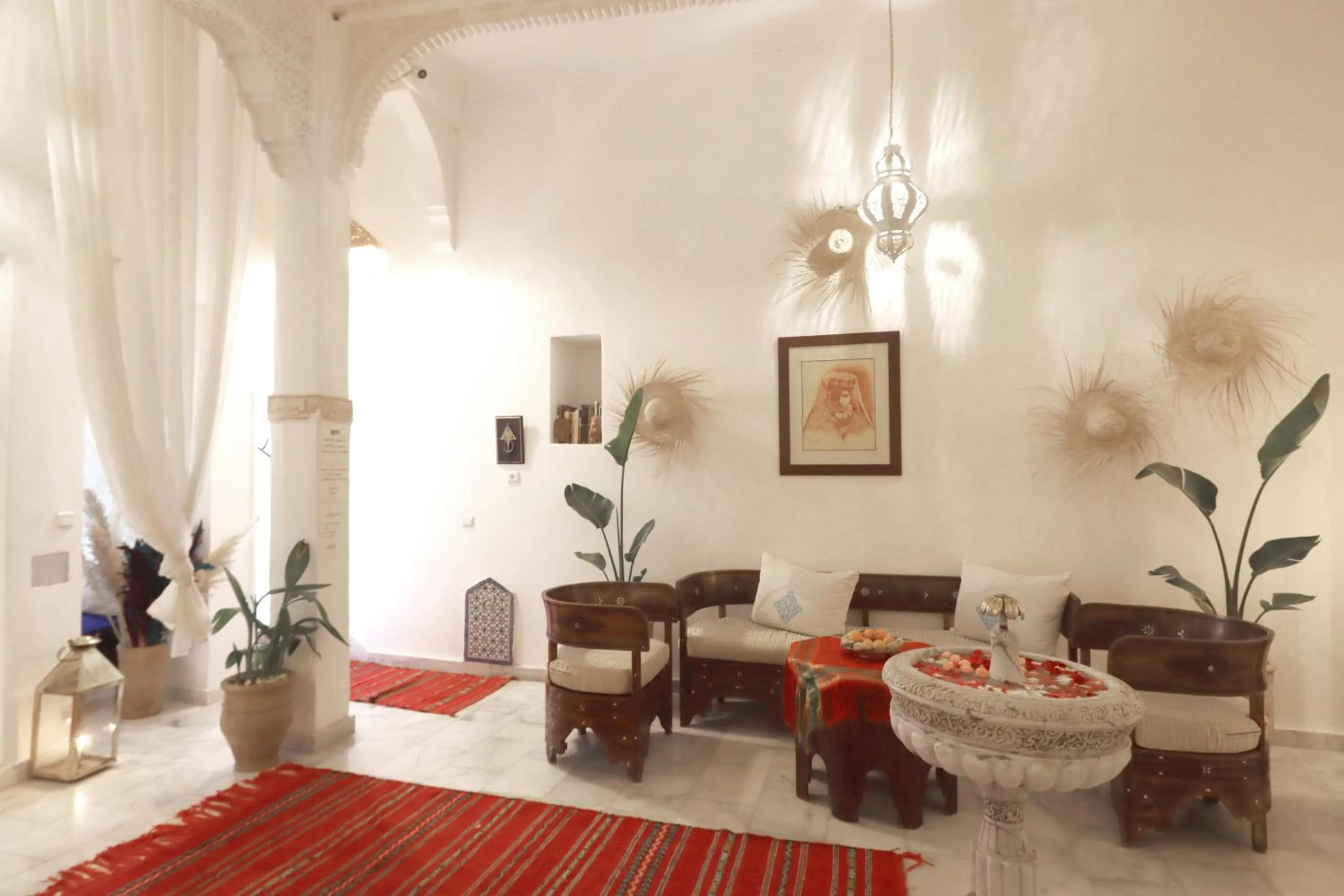 Living room in Riad Morocco Sky