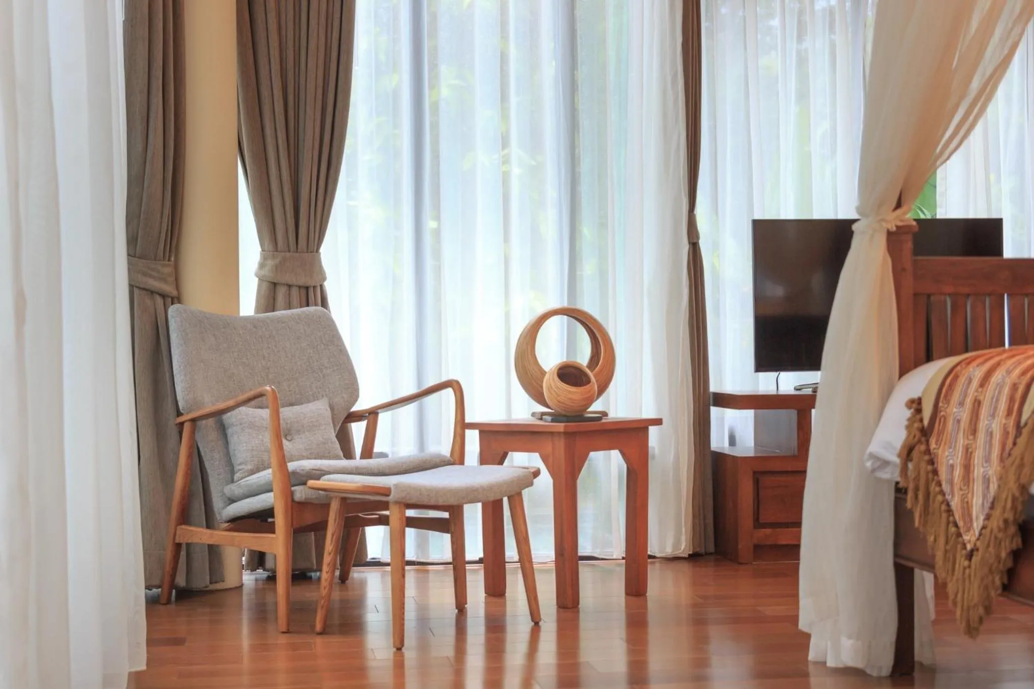 Bed in Ozone Villa Phuket