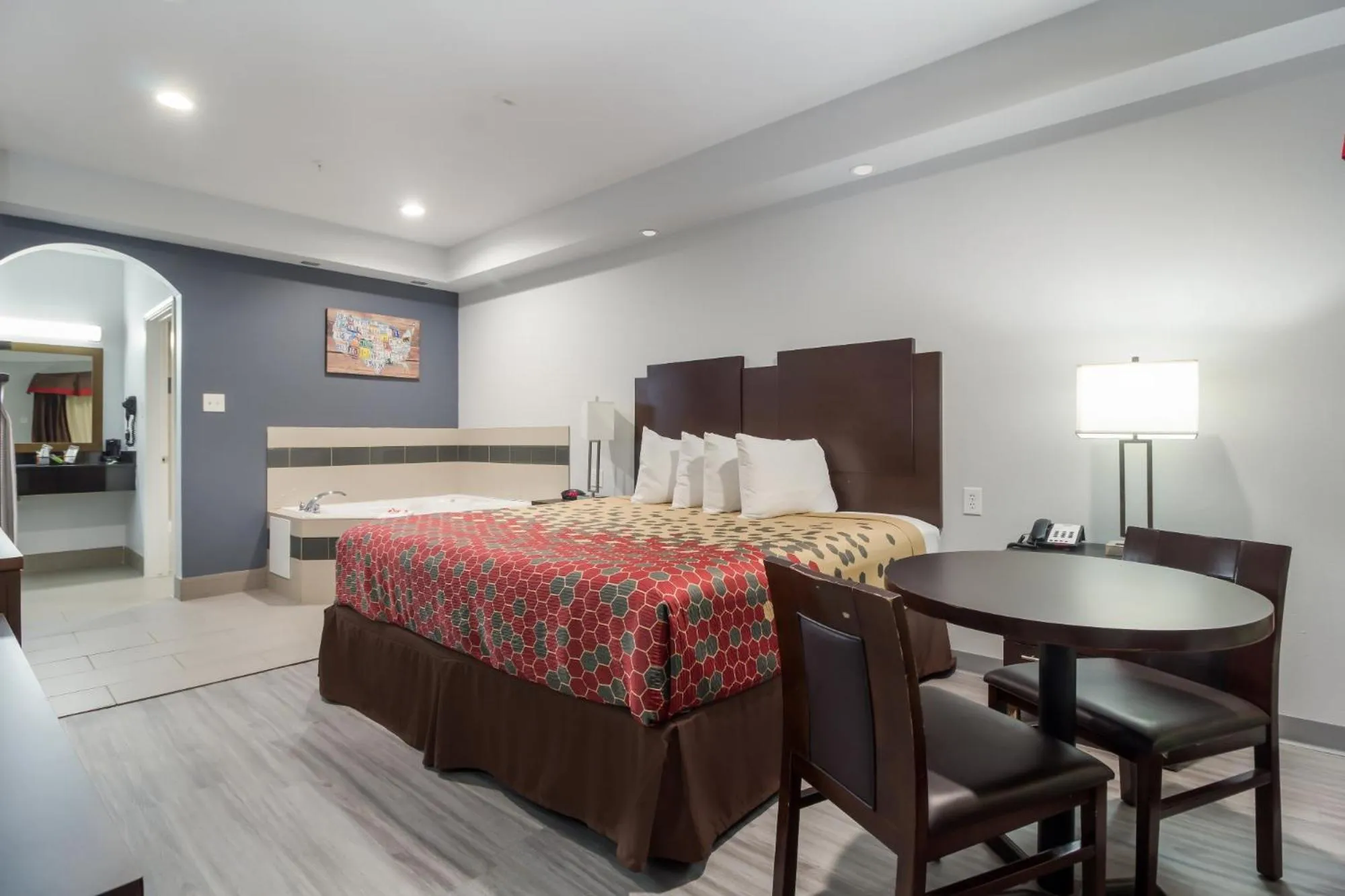 Bed in Scottish Inns & Suites Spring - Houston North